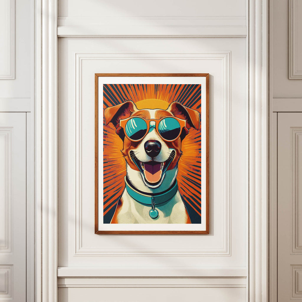 Jack Russell Terrier In Colourful Sunnies 2 image 2