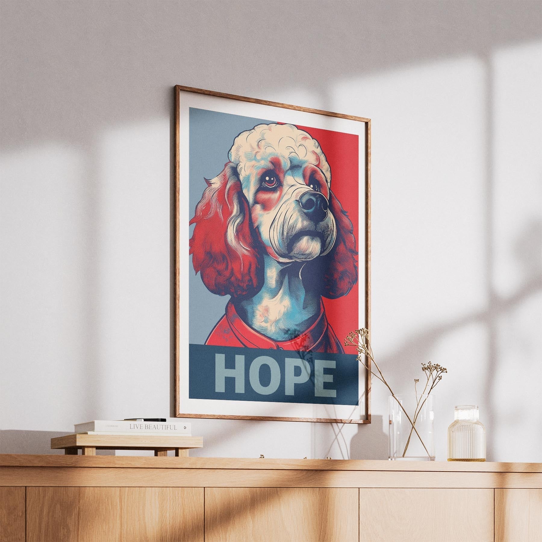 Poodle HOPE Series Inspired by the Obama Poster image 5
