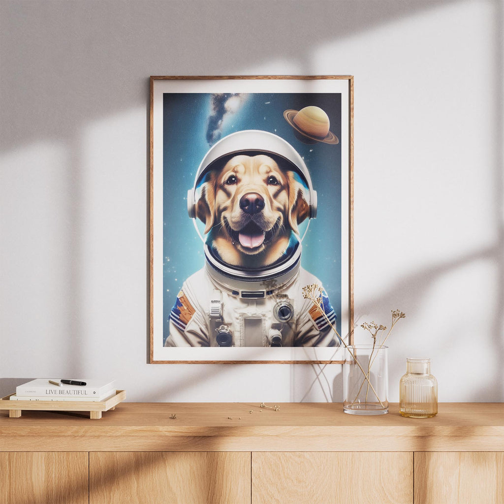 Golden Retriever Astronaut Dog Series image 8