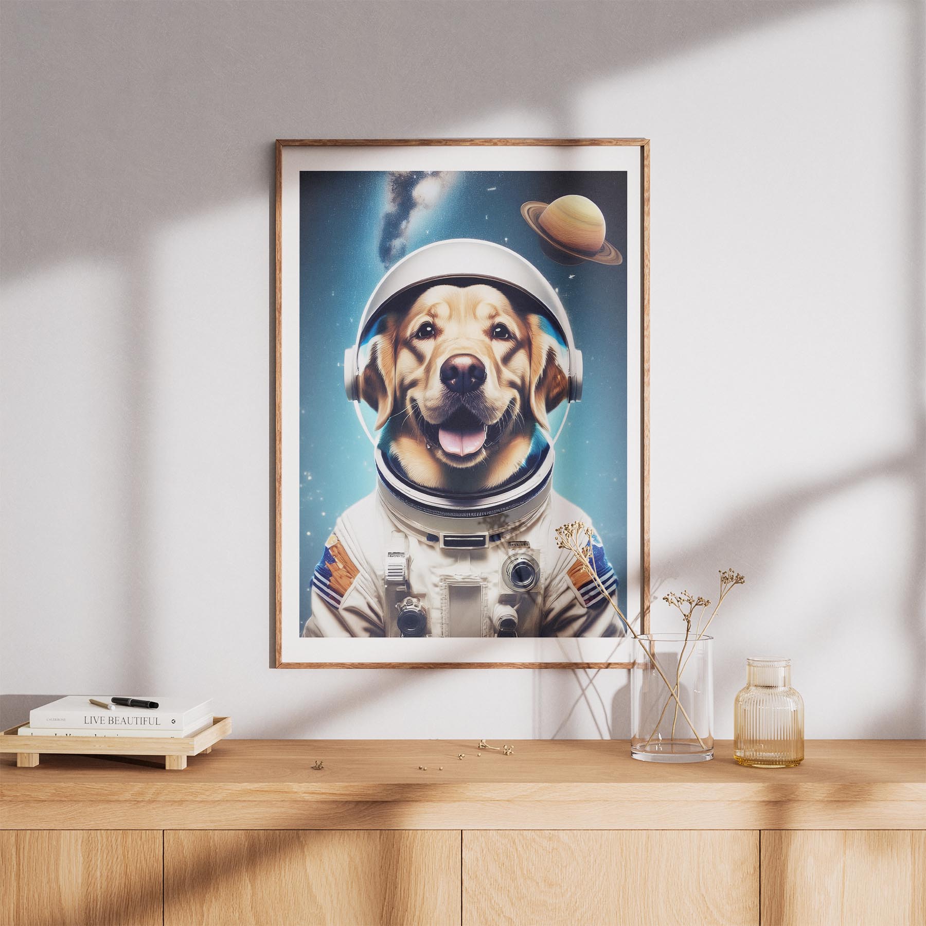Golden Retriever Astronaut Dog Series image 8