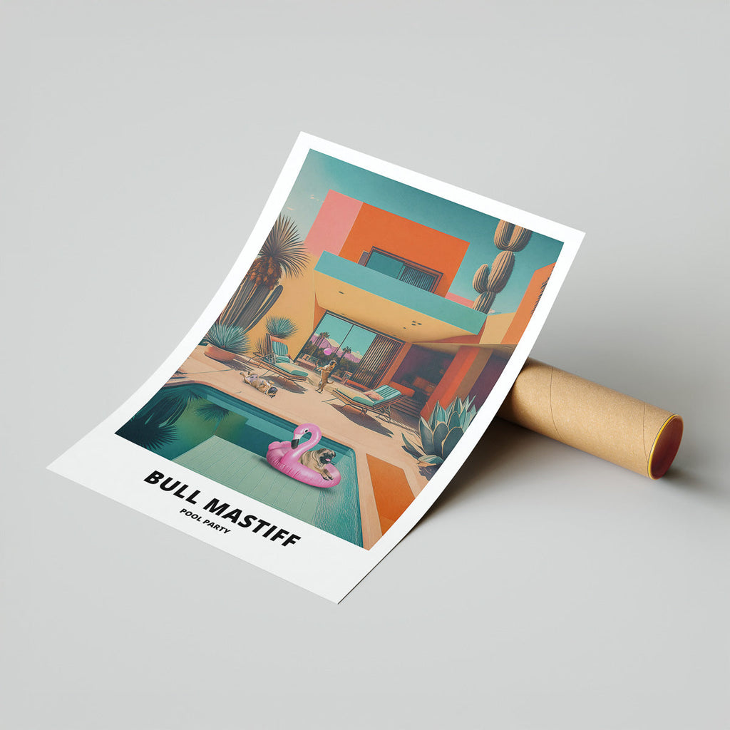 Bullmastiff Pool Party image 7