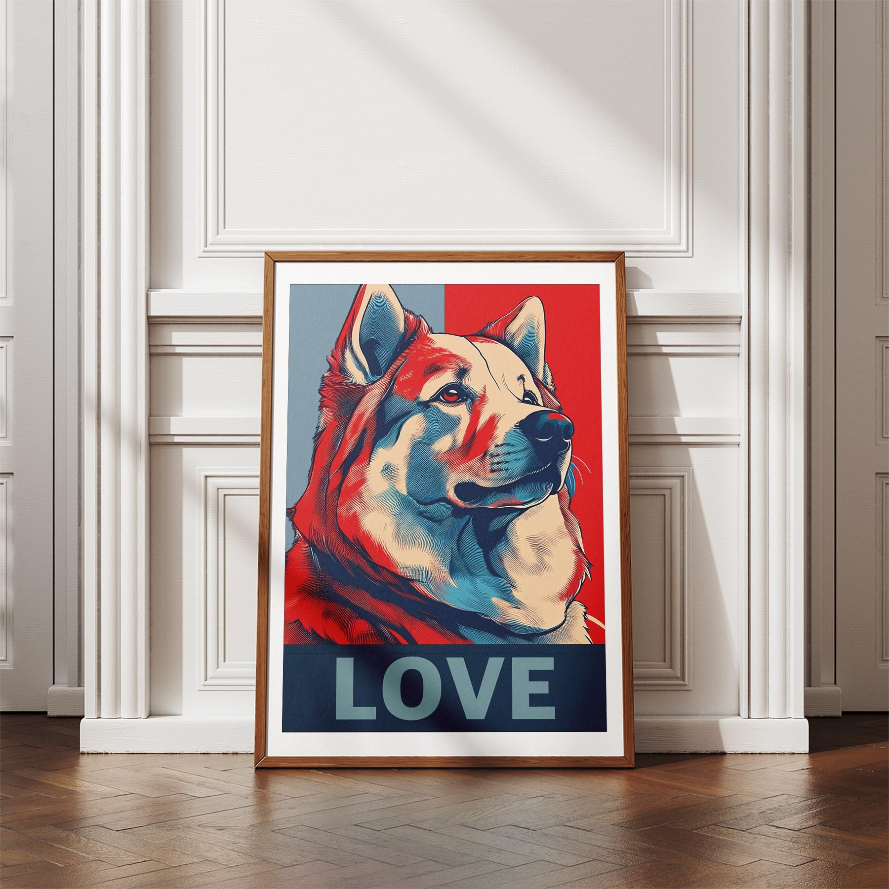 Samoyed LOVE Series Inspired by the Obama Poster image 4