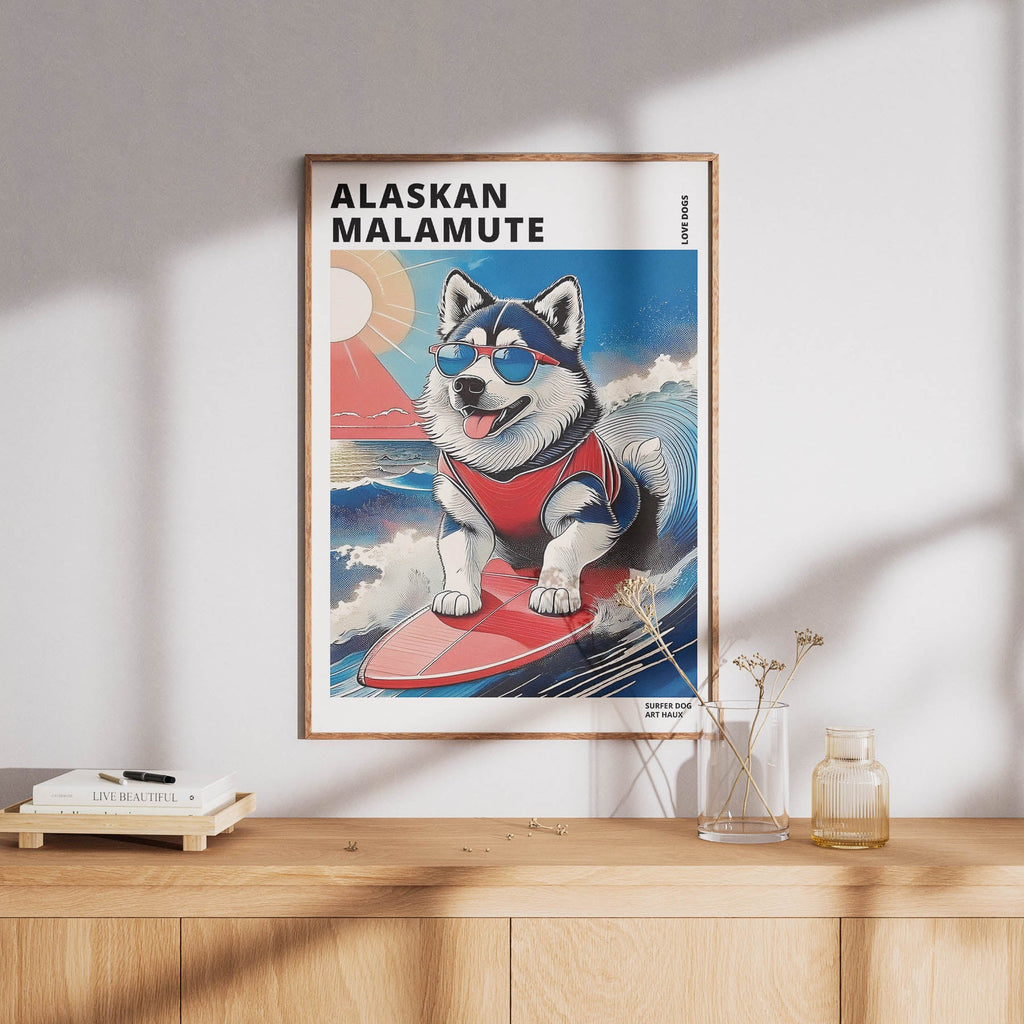 Alaskan Malamute Hokosai Surfer Dogs 1 image 8