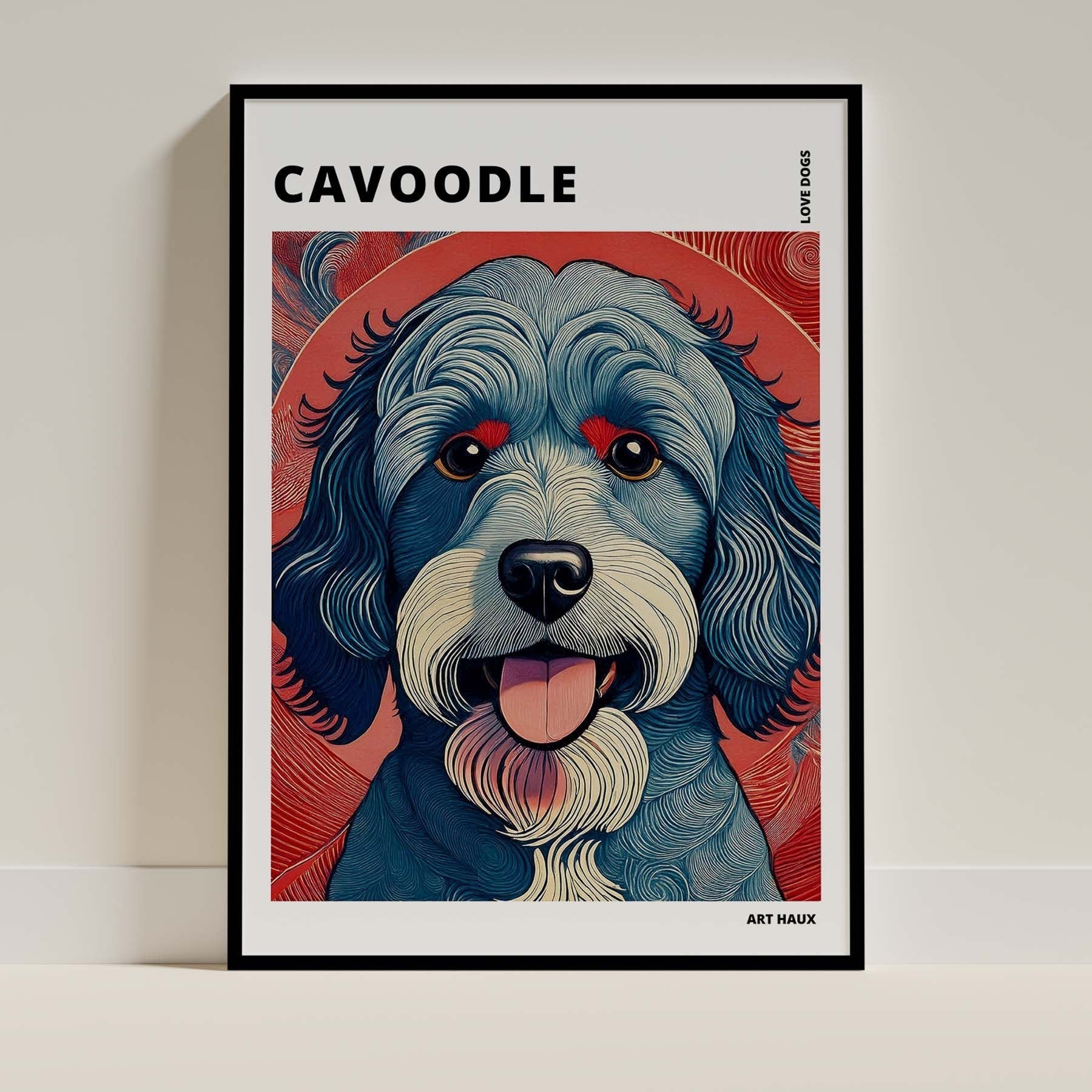 Cavoodle Dog Art Print Unframed Vol 1 | 11 Unique Designs | Wall Art Gift for Dog Lovers - Image 9 | Dogsy & Co