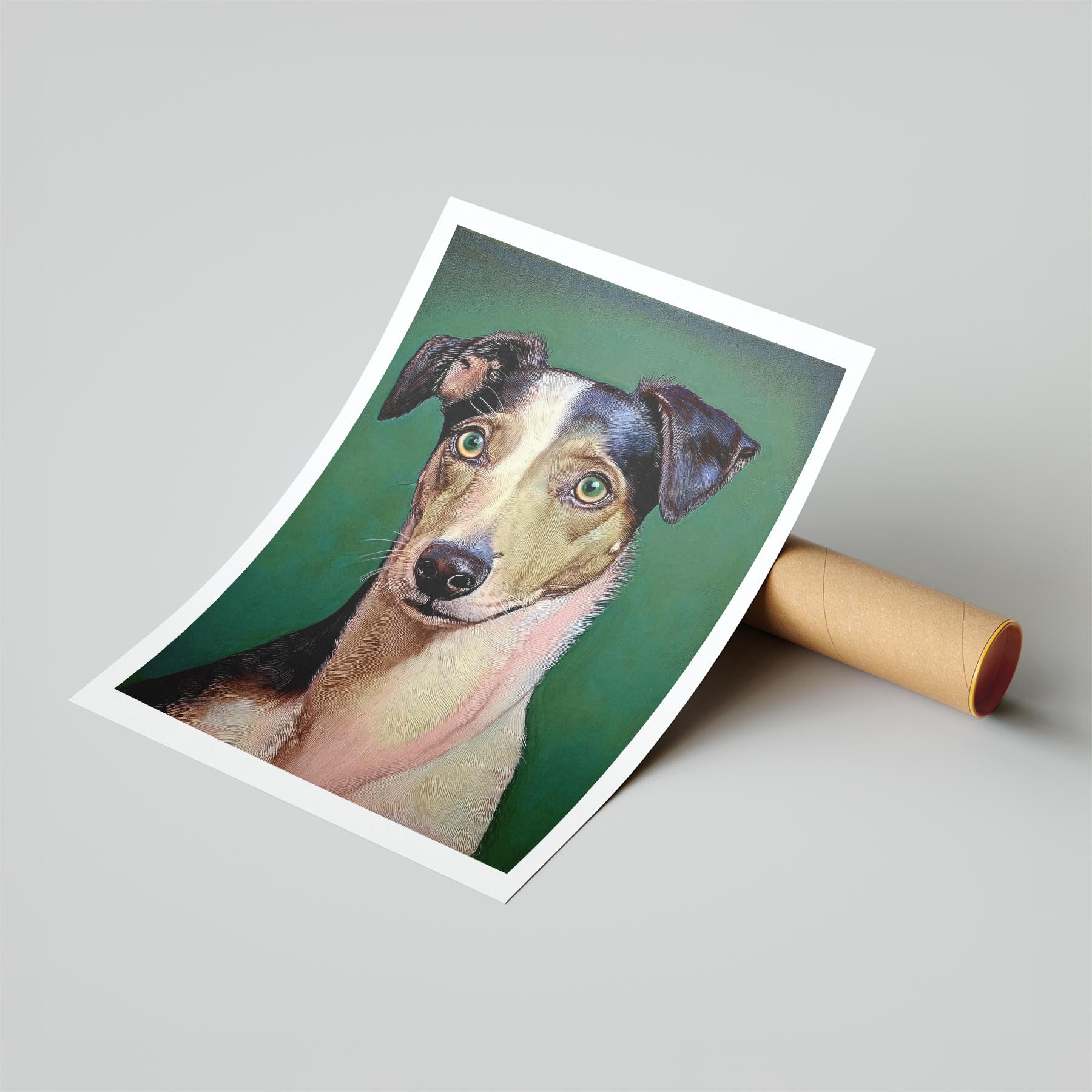 Greyhound Green Painted Series image 6