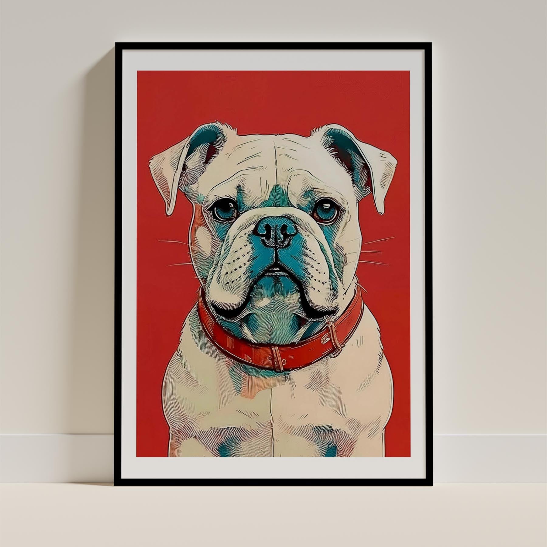 English Bulldog Dog Art Print Unframed Vol 1 | 11 Unique Designs | Wall Art Gift for Dog Lovers - Image 3 | Dogsy & Co