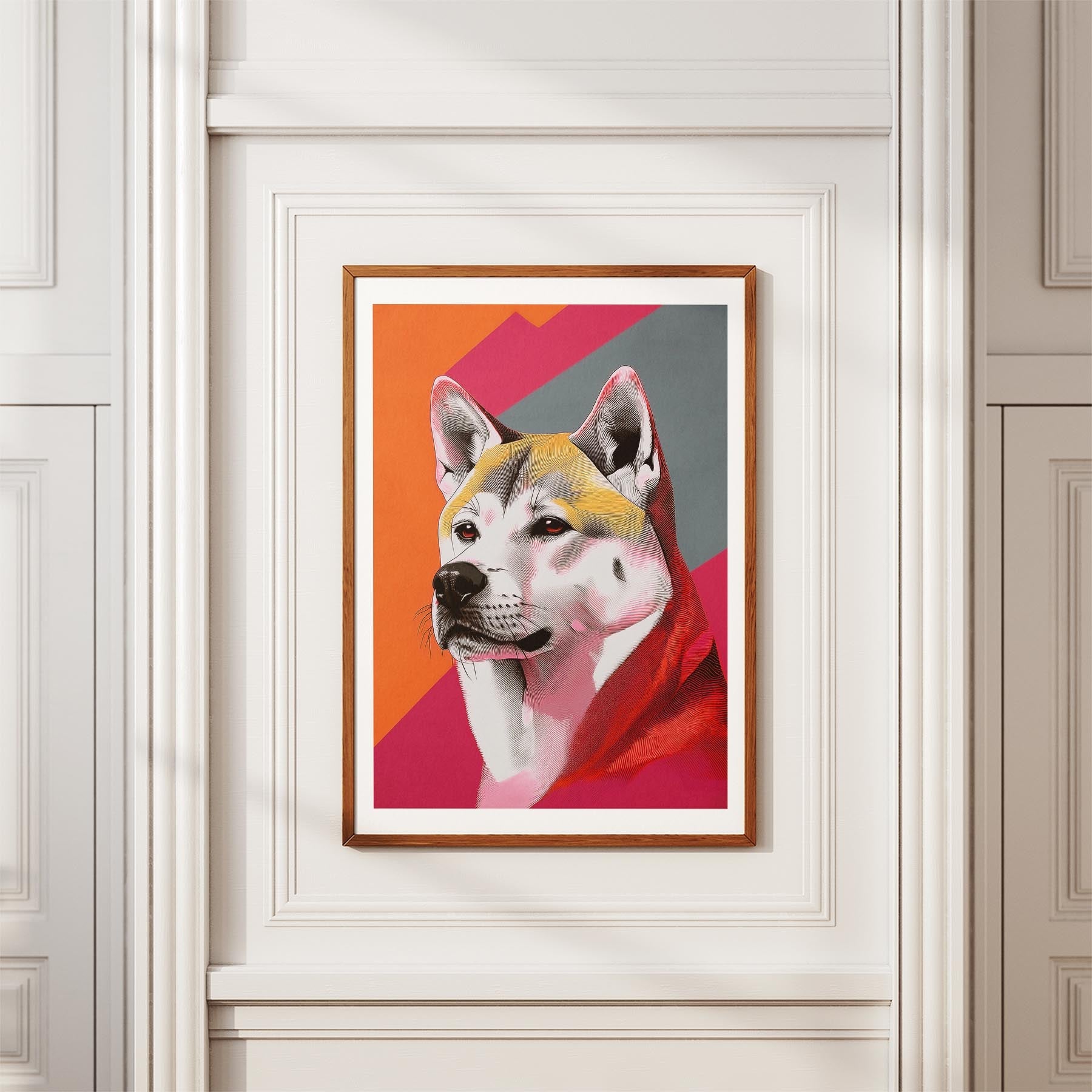 Akita Inu Modern Pop Dog Series image 3