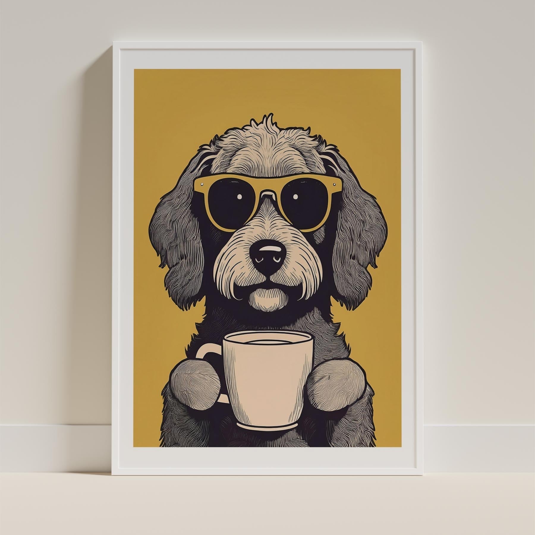 Cockapoo Chillin Coffee Dog image 9