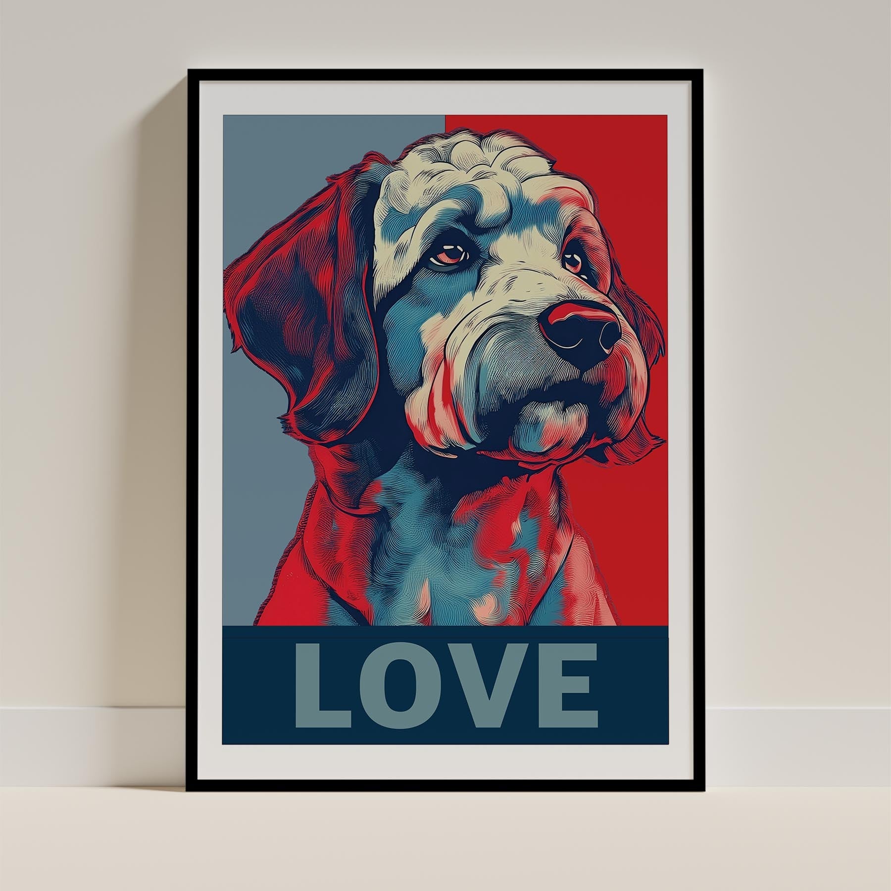 Groodle LOVE Series Inspired by the Obama Poster | Dogsy & Co