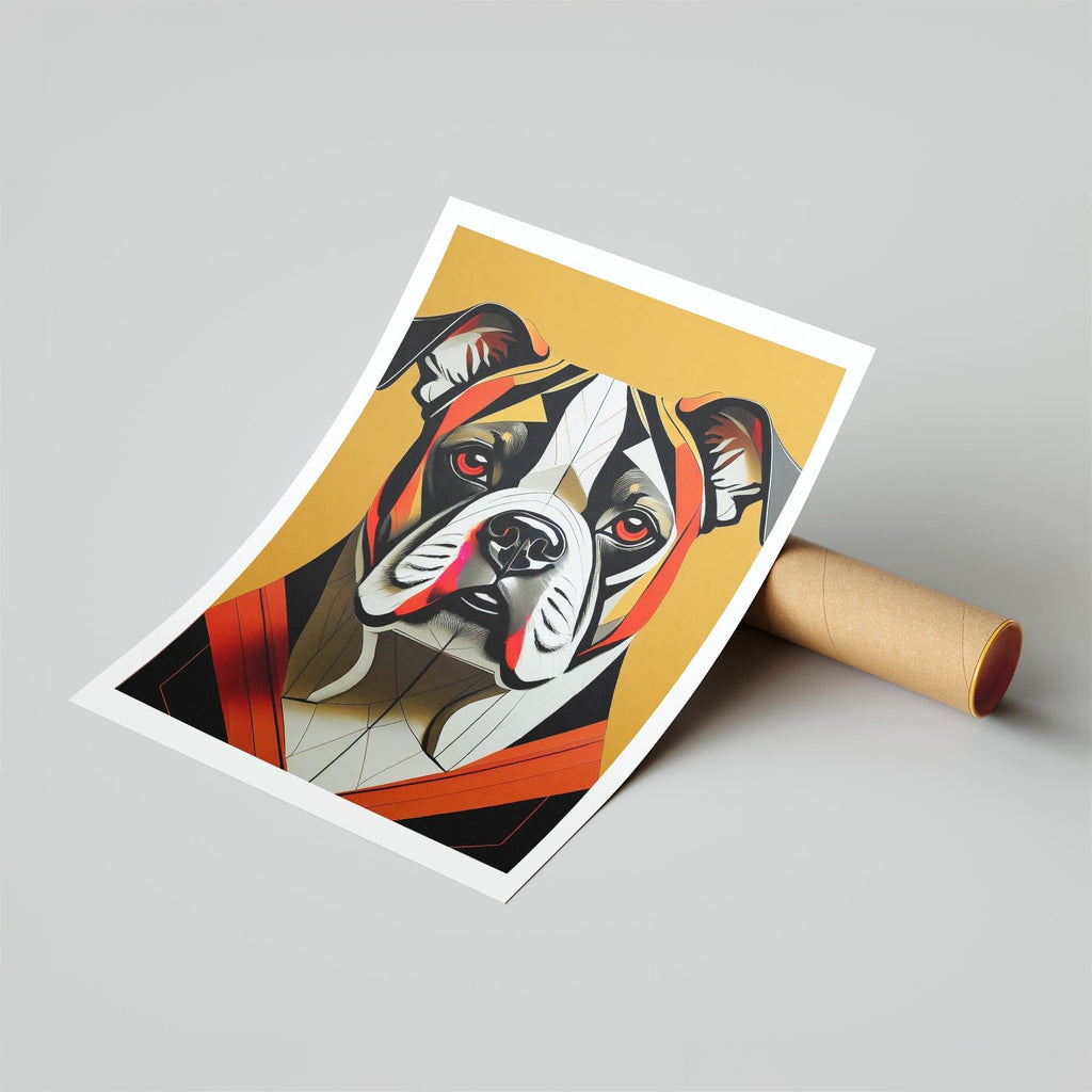 Bulldog Geometric Orange Series image 6