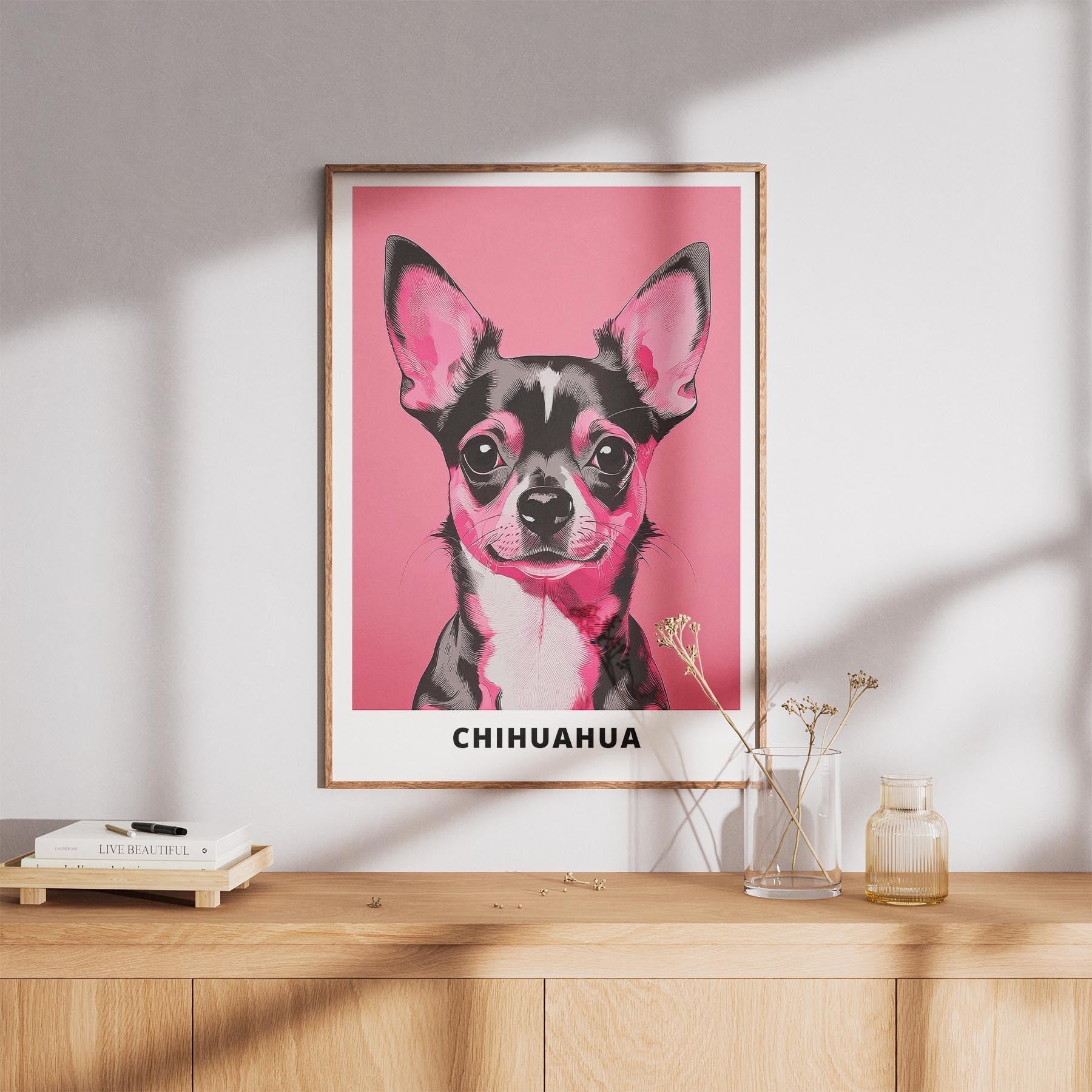 Chihuahua Pink and Black Dog Series 1 image 8