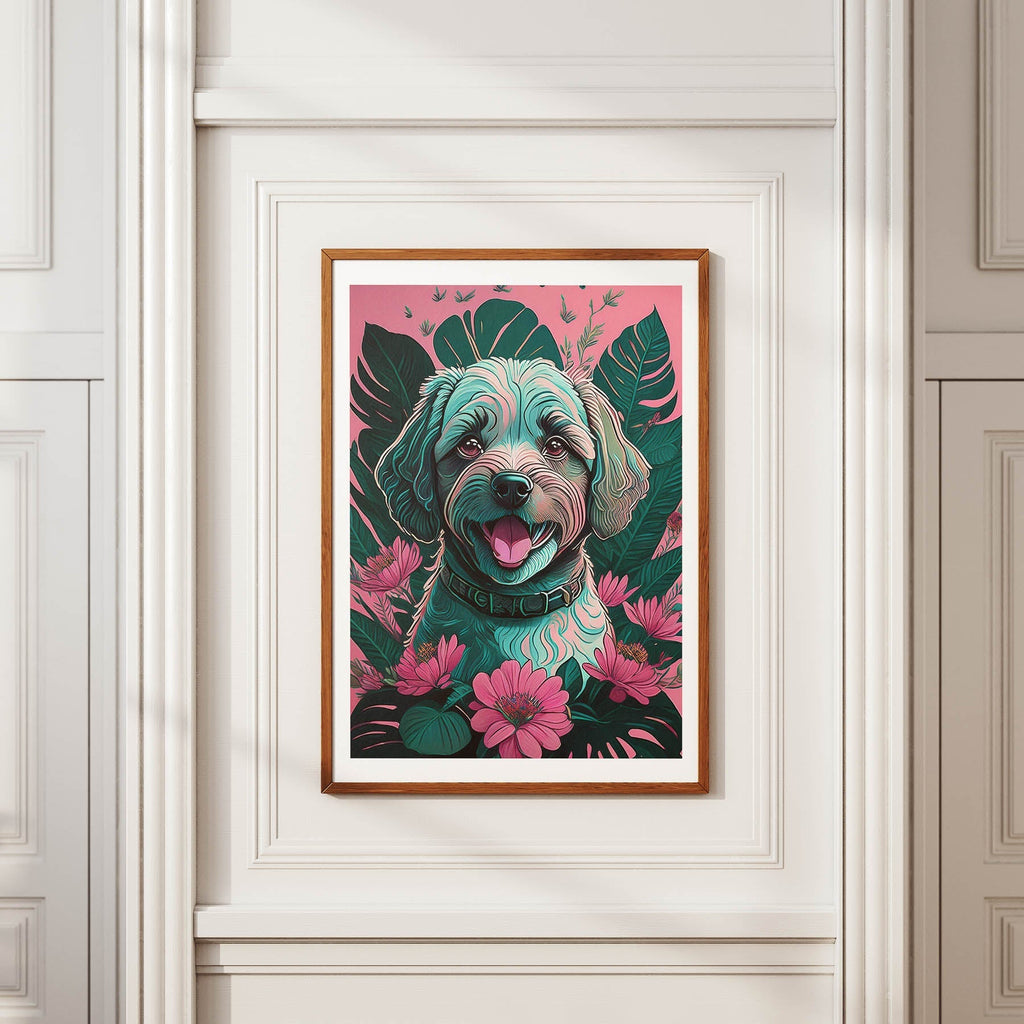 Cockapoo 1 Flowery Dog image 3