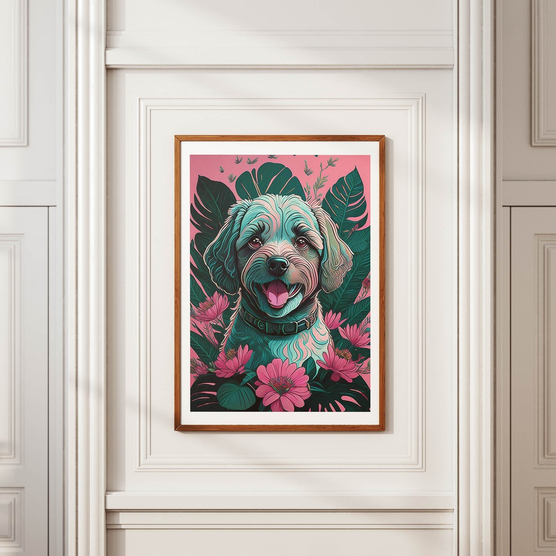 Cockapoo 1 Flowery Dog image 3