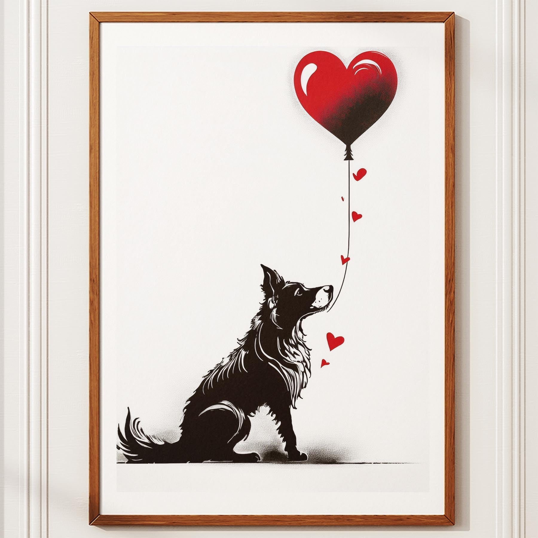 Bernese Mountain Dog LOVE Series Inspired by the Obama Poster image 4