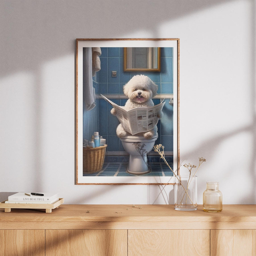 Bichon Frise Toilet Humour Dog Series image 8