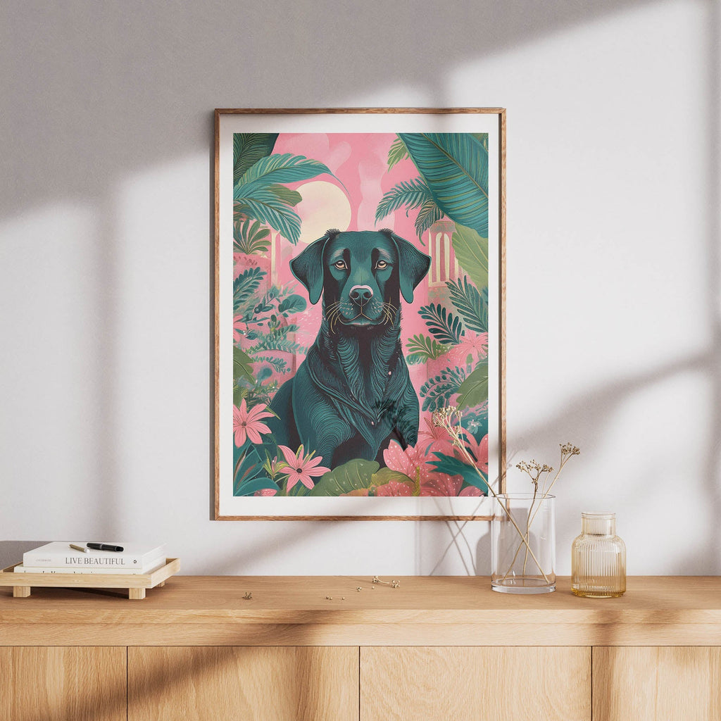 Labrador Retriever Flowery Dog image 8