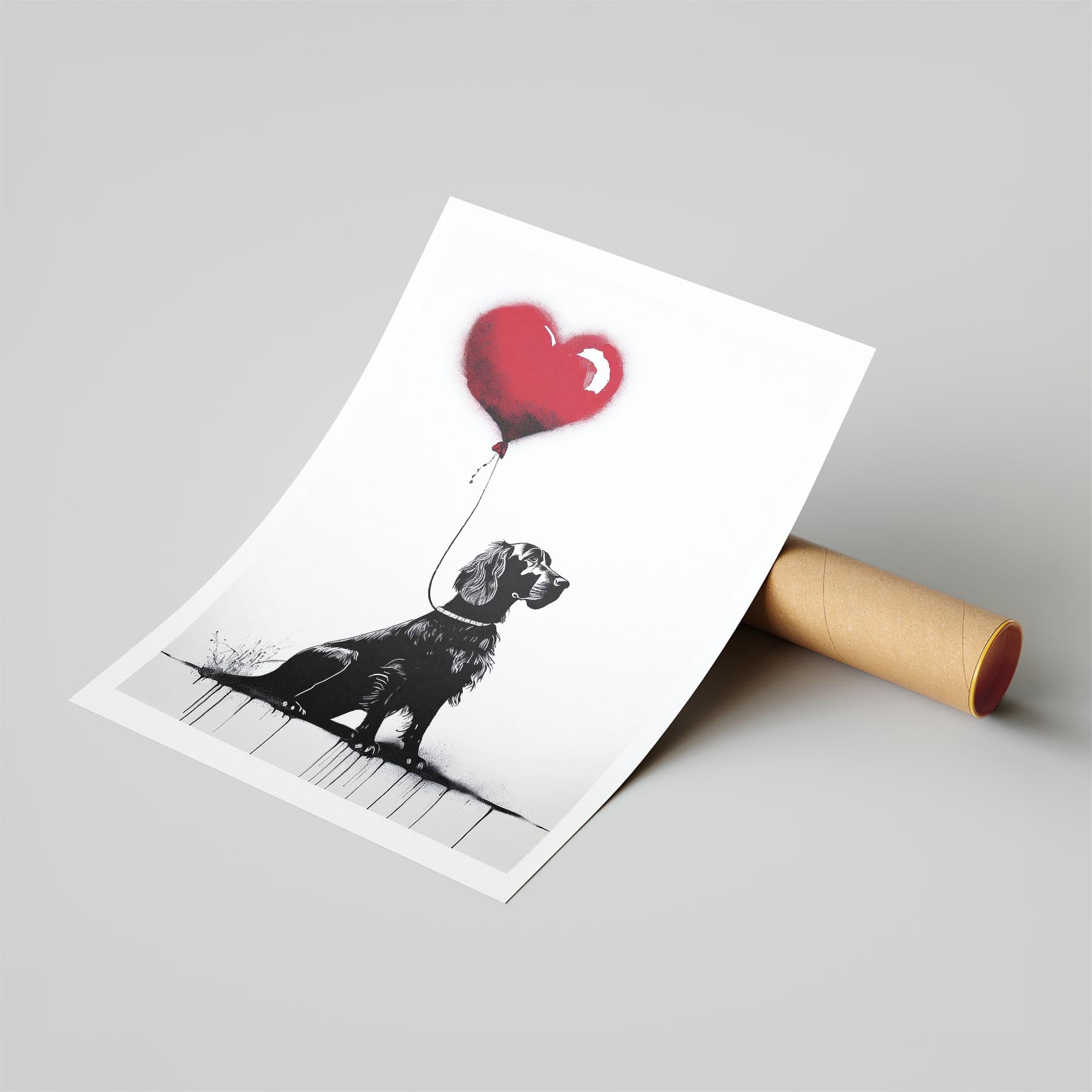 Gordon Setter DOGSY Series inspired by the Art of Banksy image 6