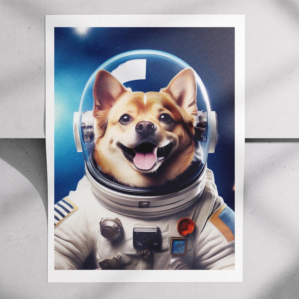 Japanese Chin Astronaut Dog Series image 7