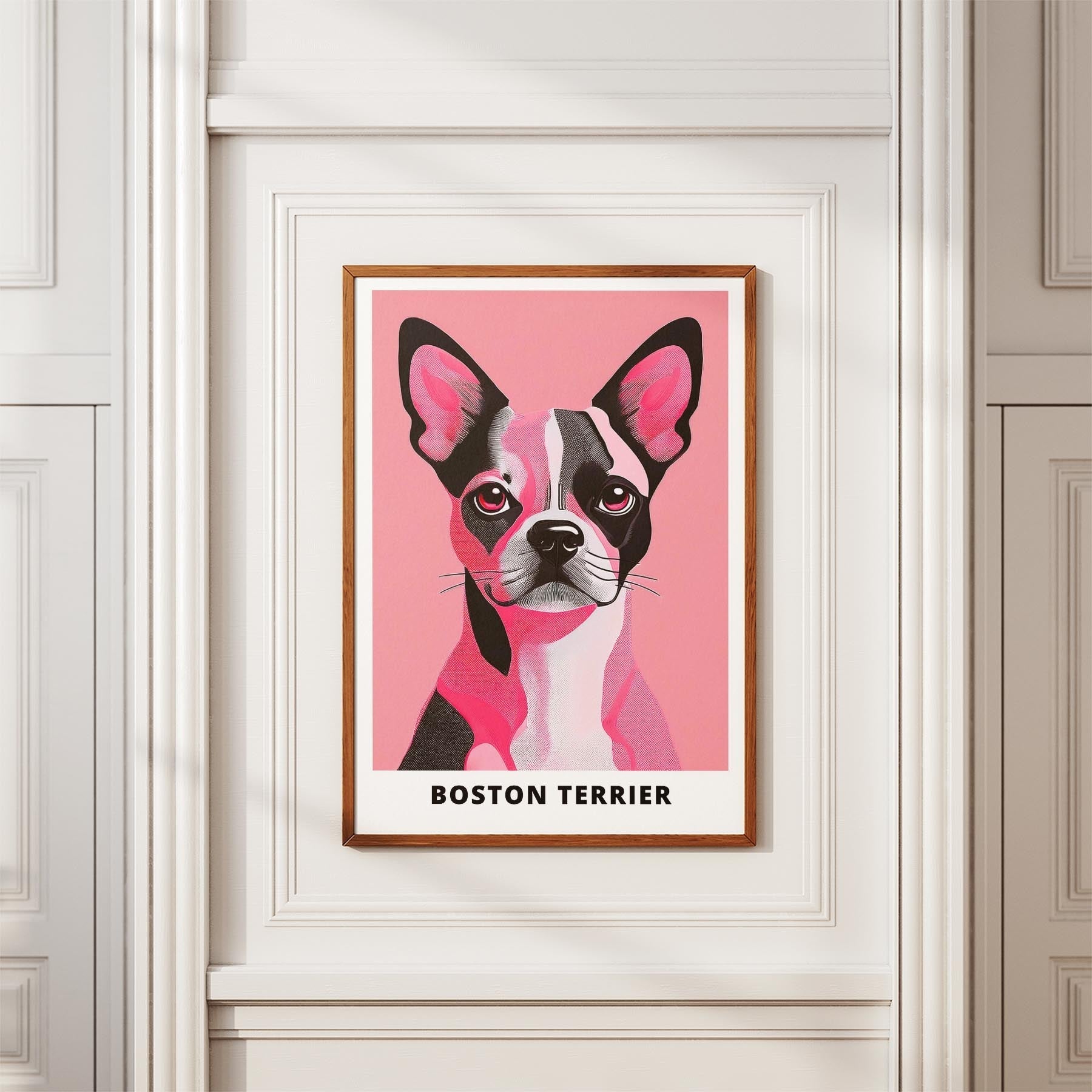 Boston Terrier Pink and Black Dog Series 2 image 3