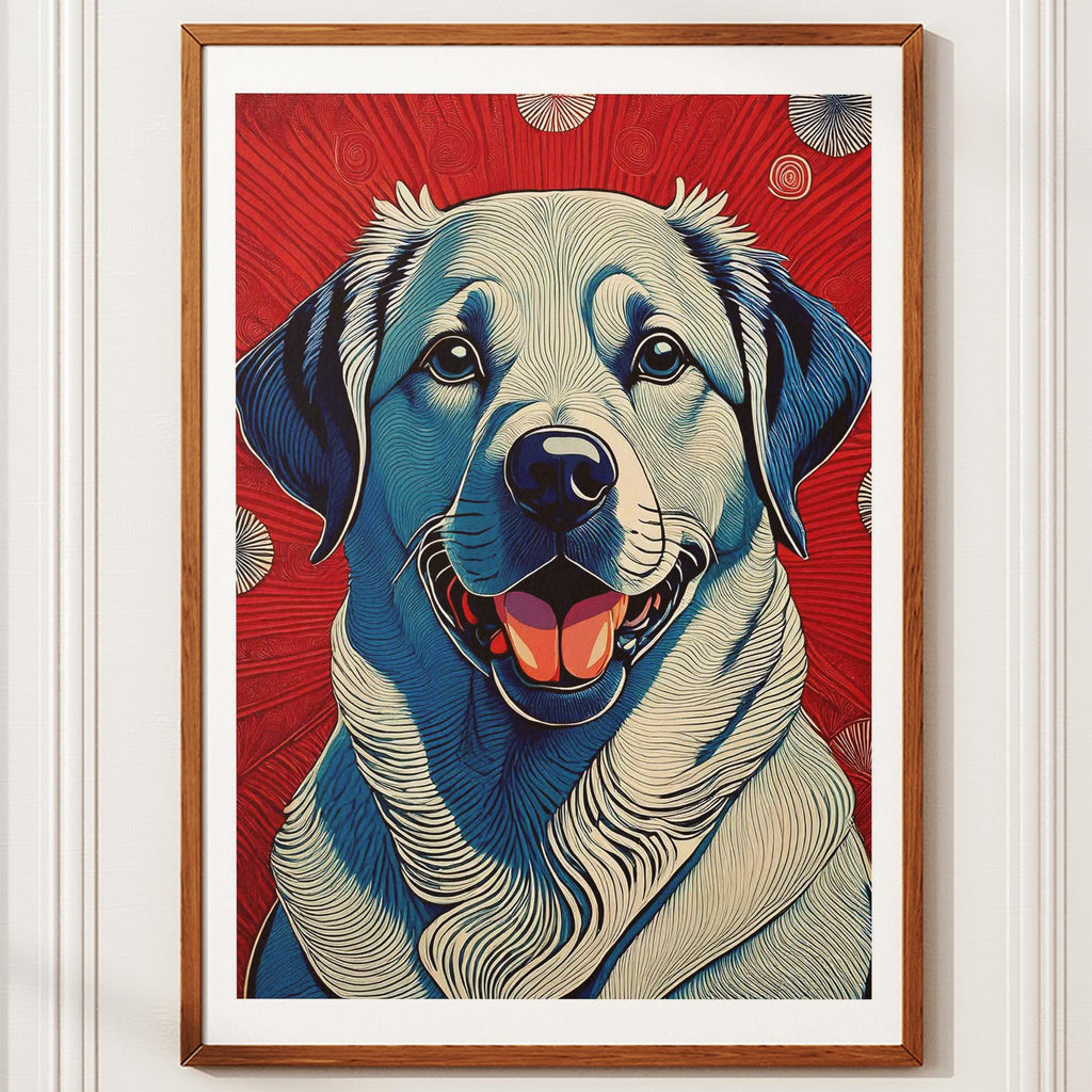 Labrador Retriever Hokusai Japanese Inspired Dog Series image 10