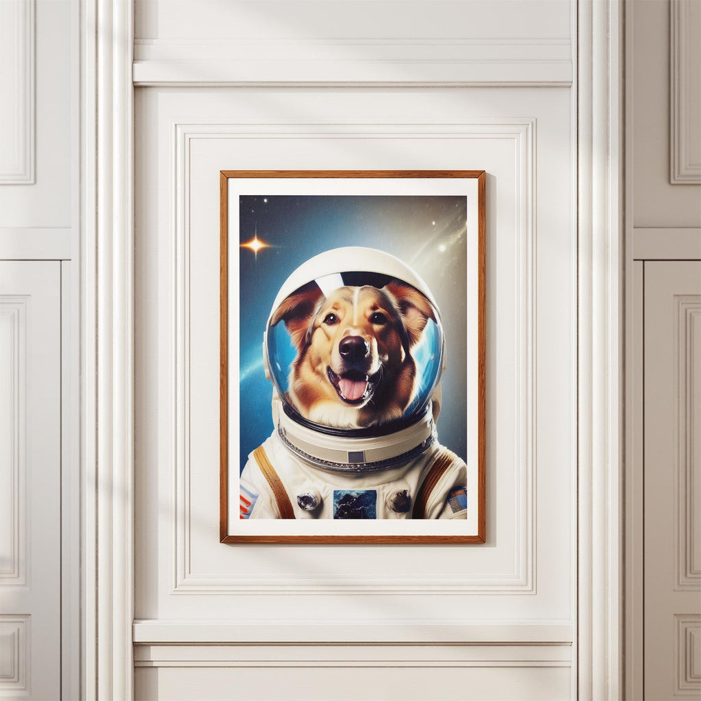 Rough Smooth Collie Astronaut Dog Series image 3