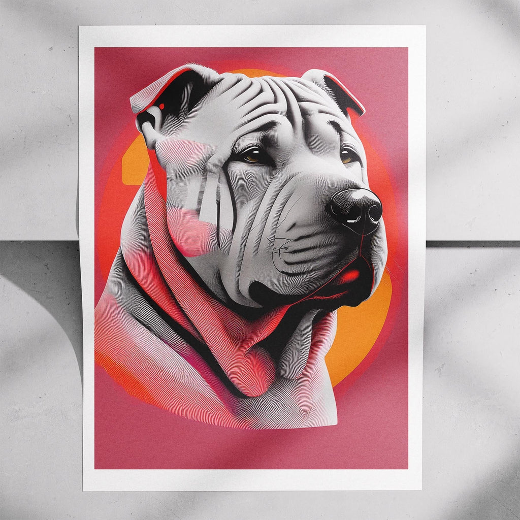 Shar Pei Modern Pop Dog Series image 7
