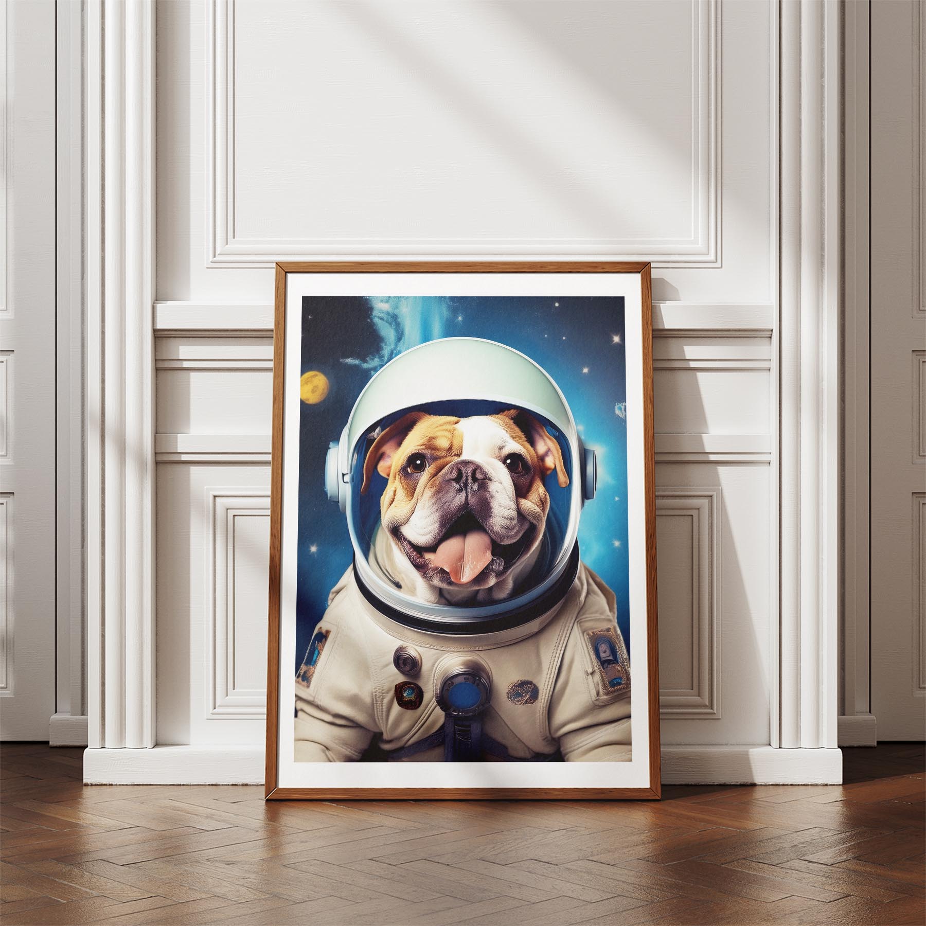 Bulldog Astronaut Dog Series image 4
