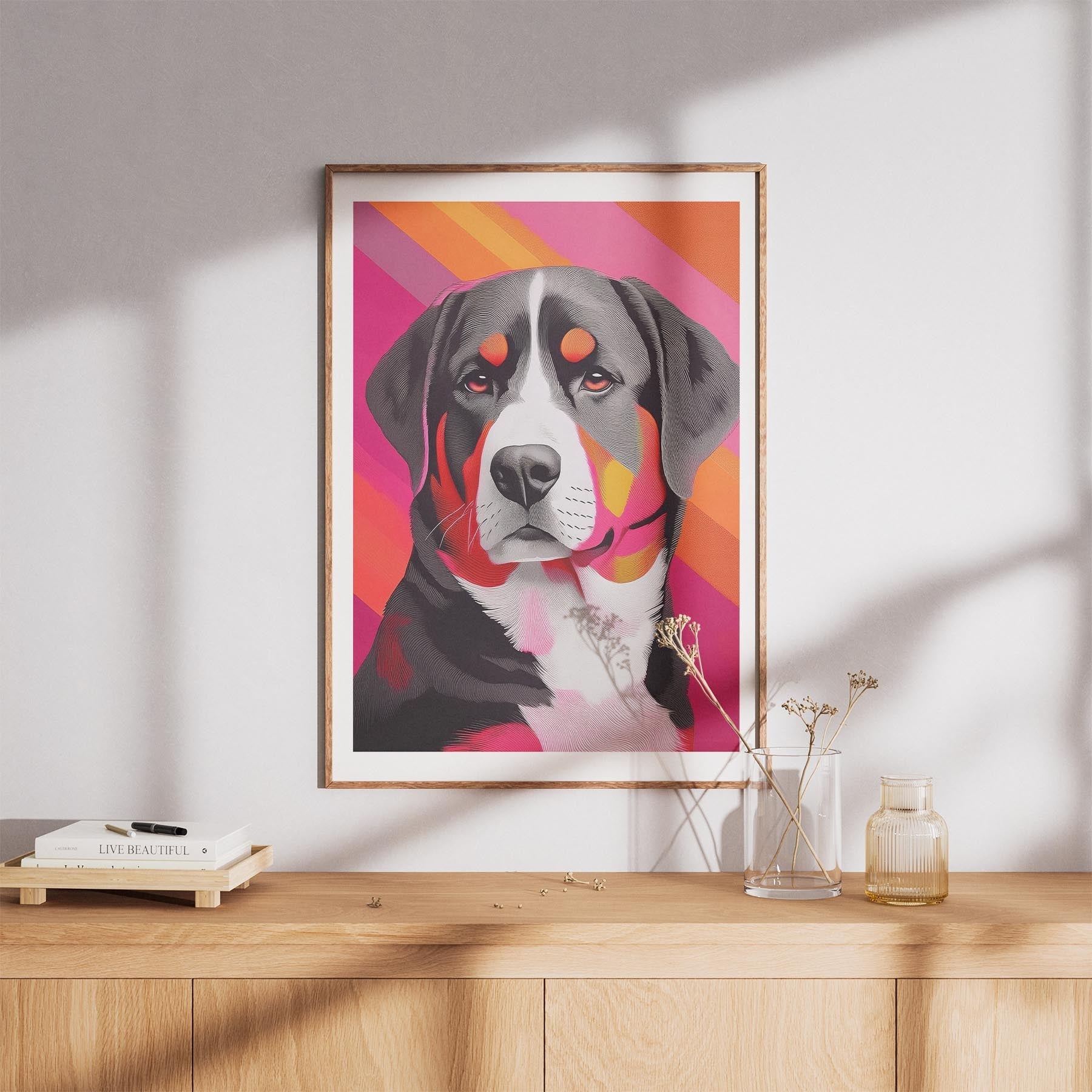 Bernese Mountain Dog Modern Pop Dog Series image 8