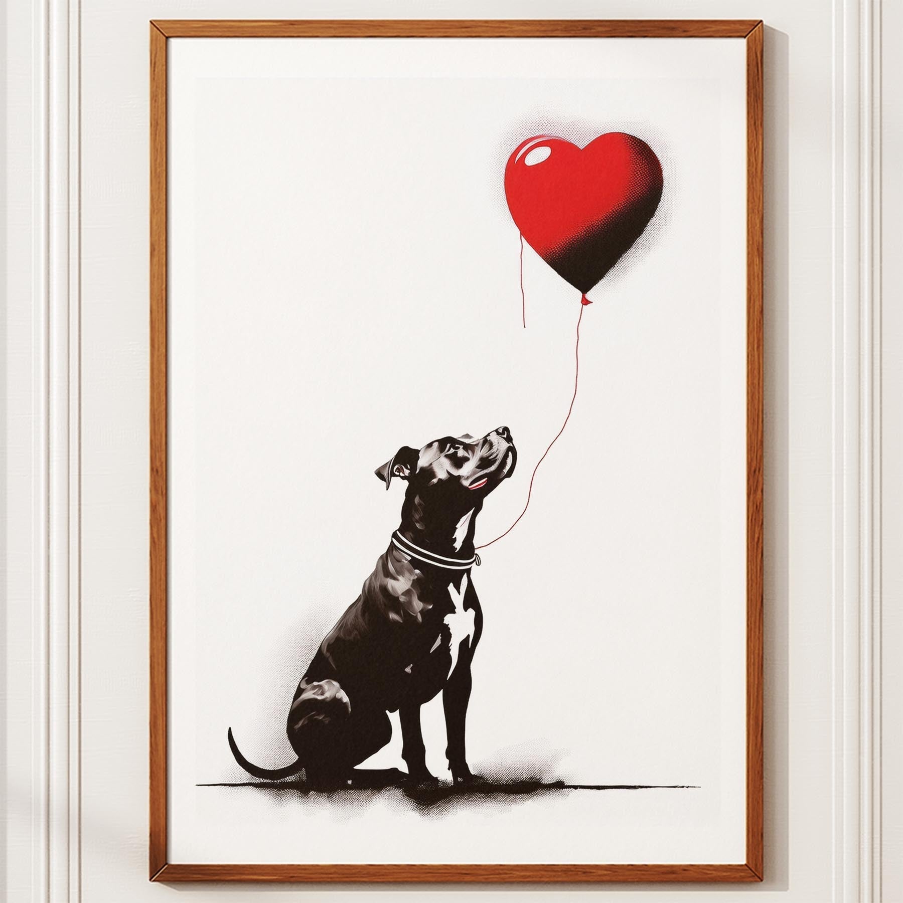 American Pitbull Terrier DOGSY Series inspired by the Art of Banksy image 10