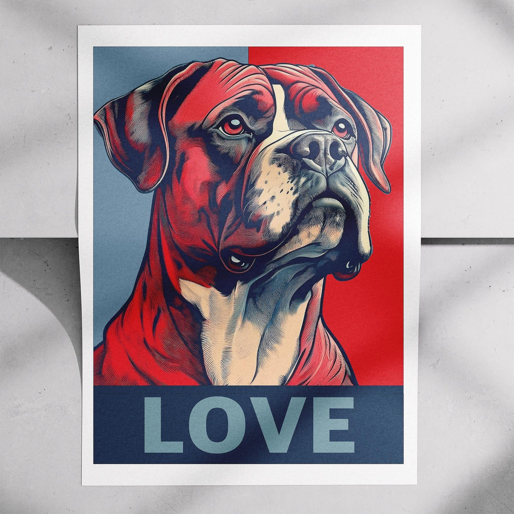 Boxer LOVE Series Inspired by the Obama Poster image 7