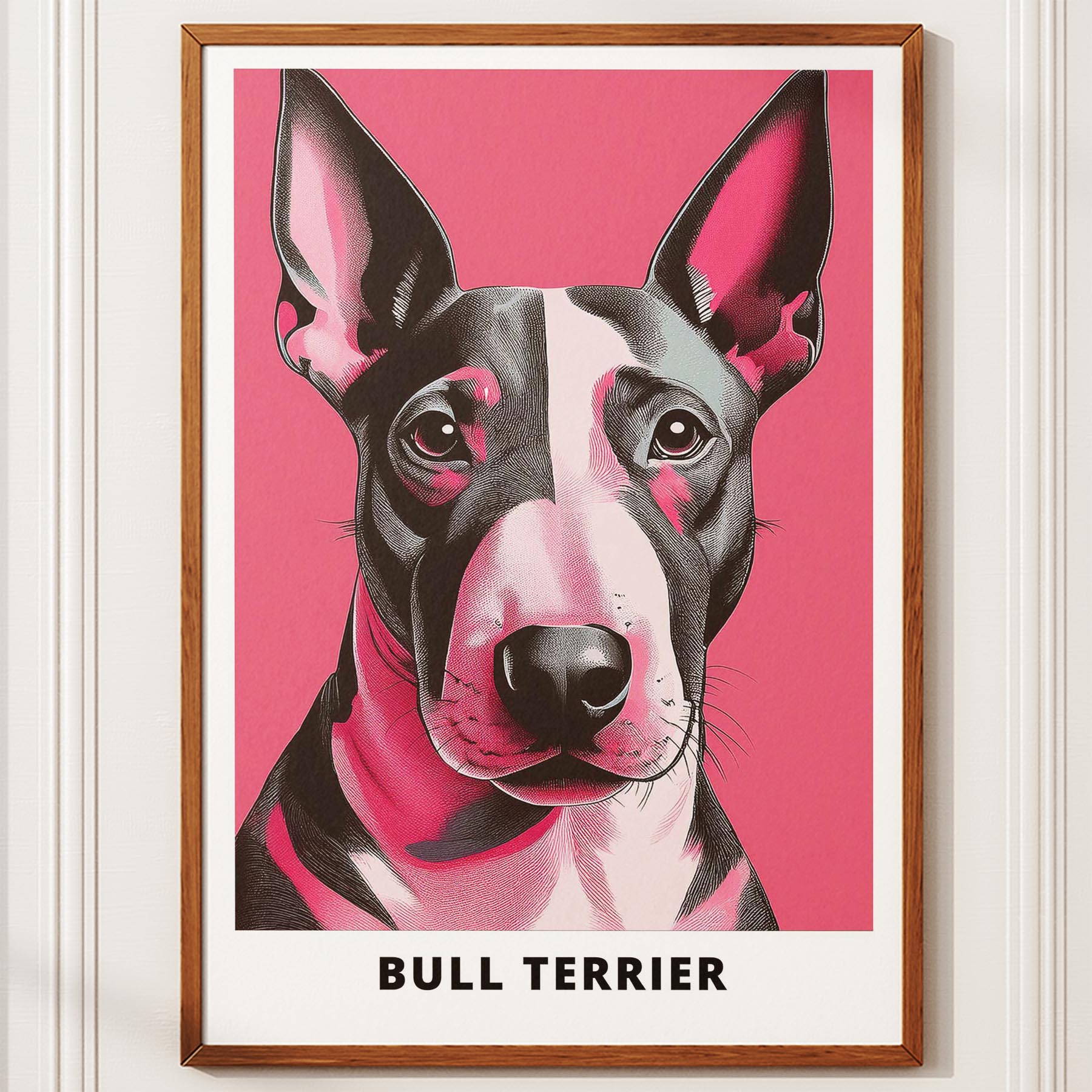 Bull Terrier Pink and Black Dog Series 1 image 10