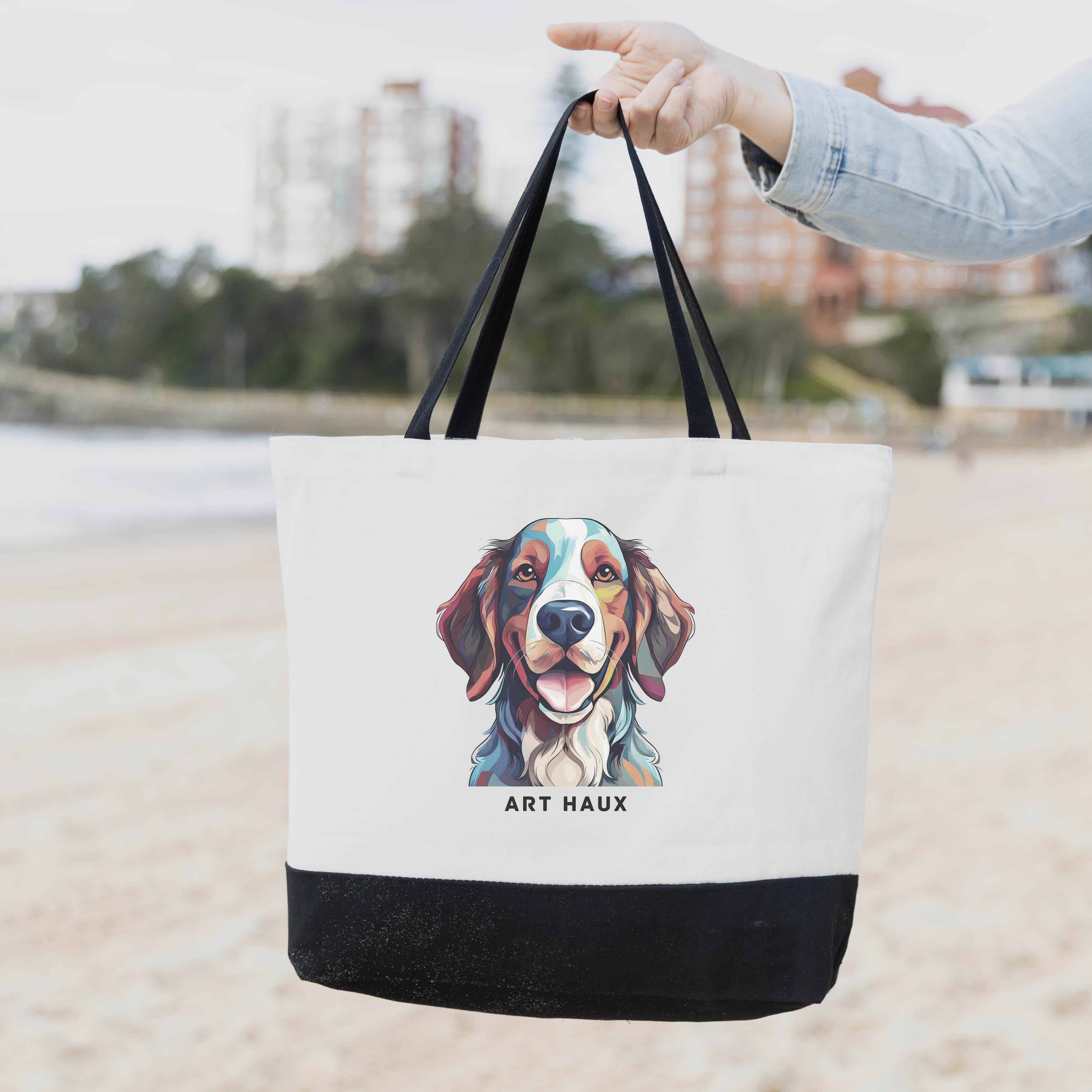 English Setter Chic Graphic Art Bag image 1