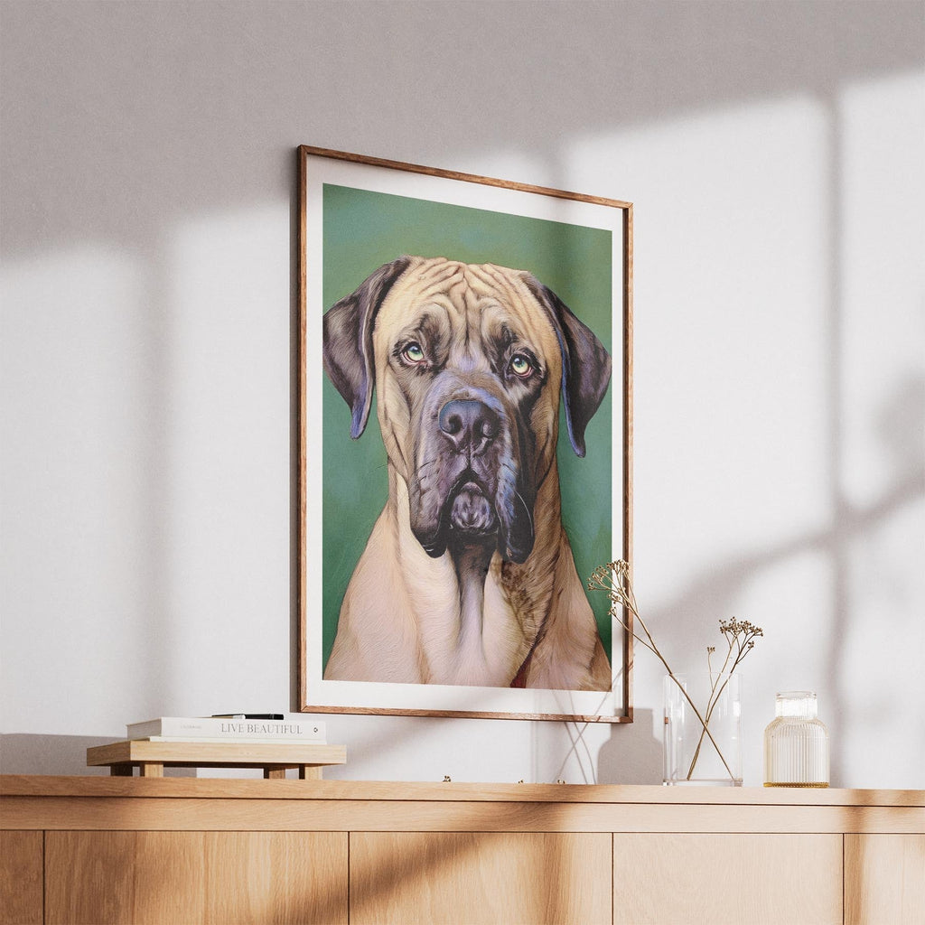 Neapolitan Mastiff Green Painted Series image 5