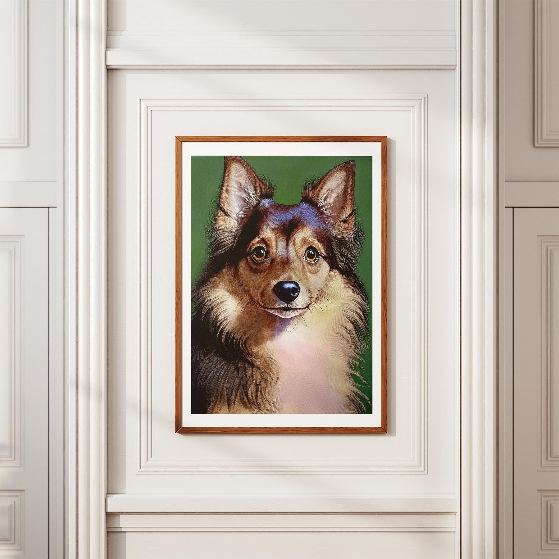 German Spitz Green Painted Series image 3