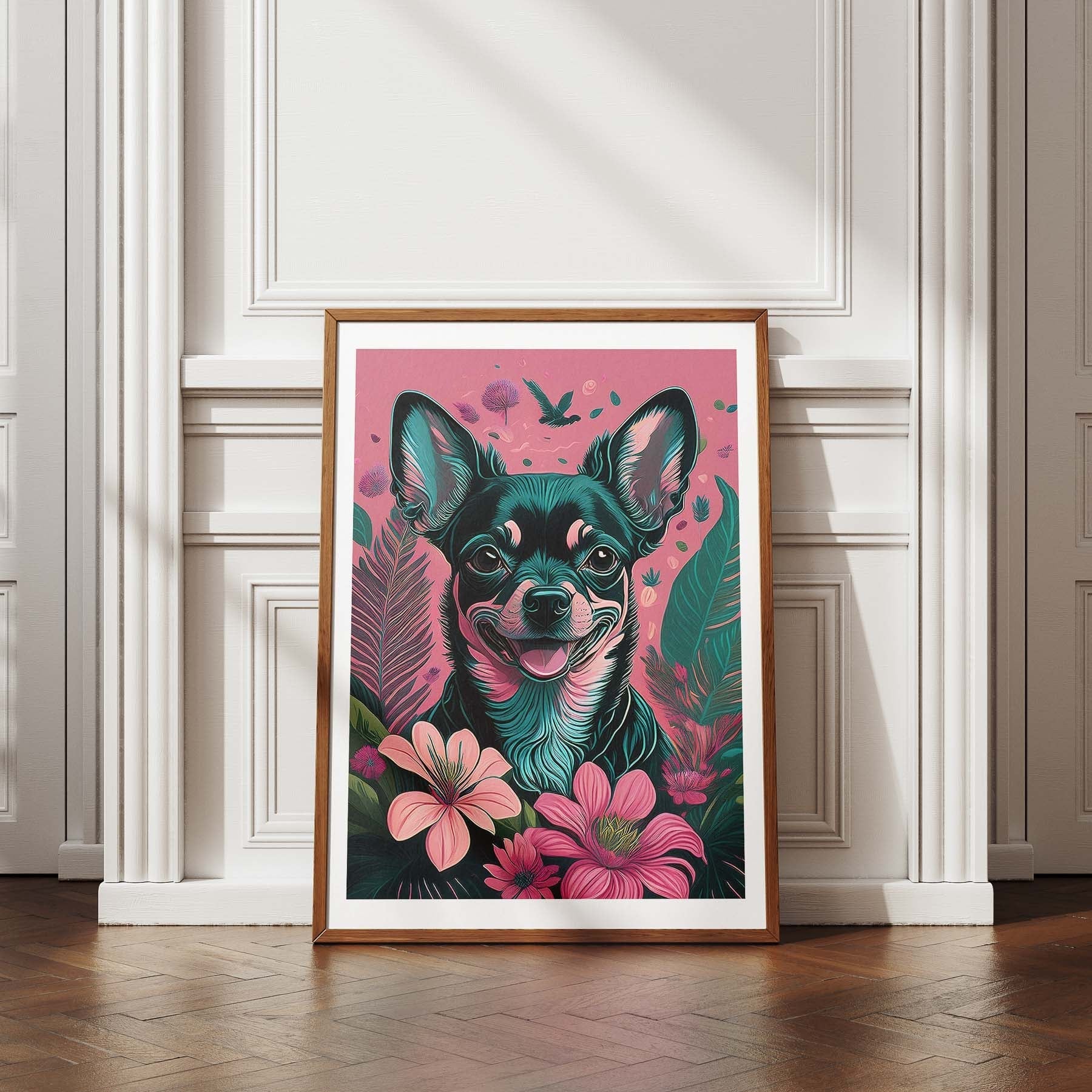 Chihuahua Flowery Dog image 4