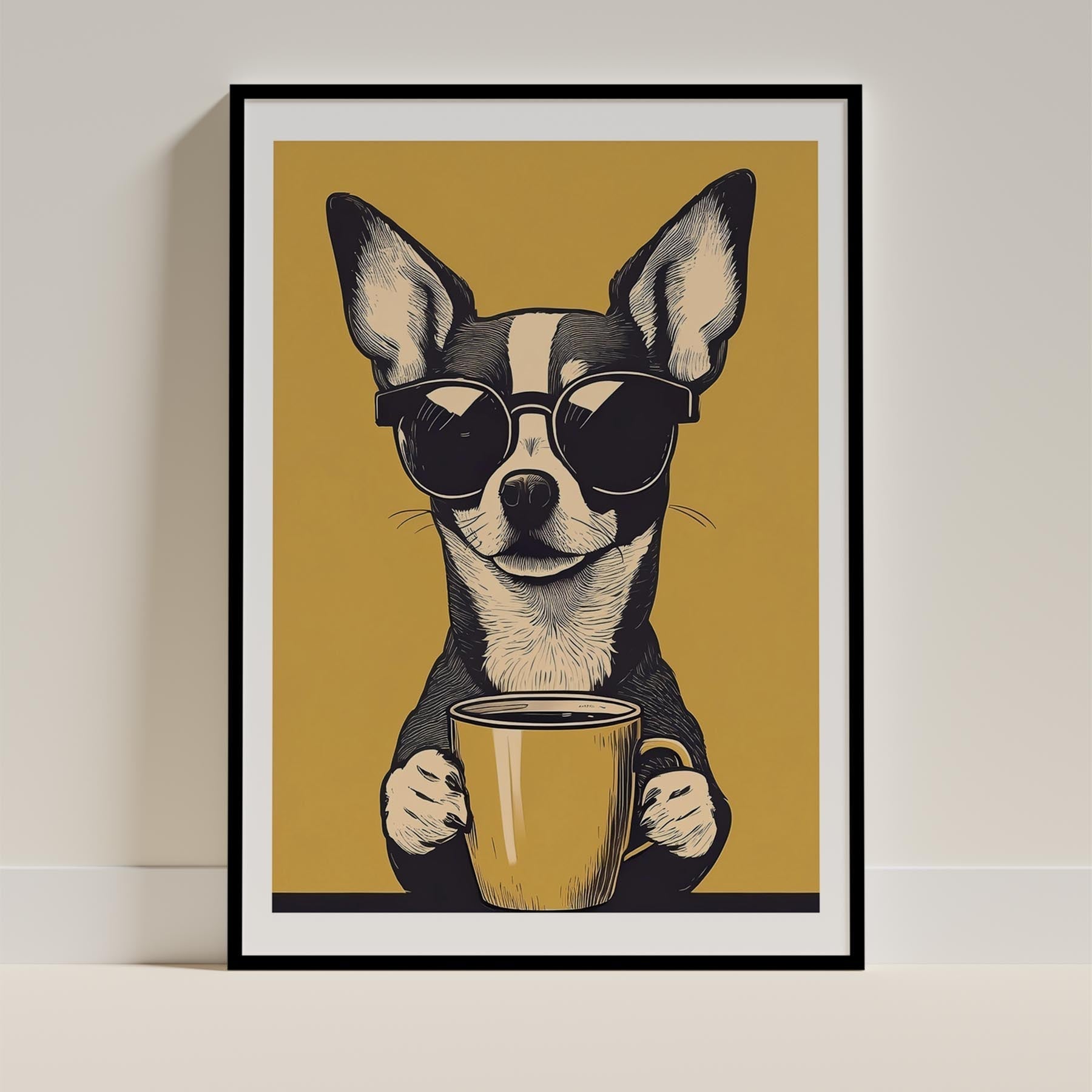 Chihuahua Chillin Coffee Dog image 11