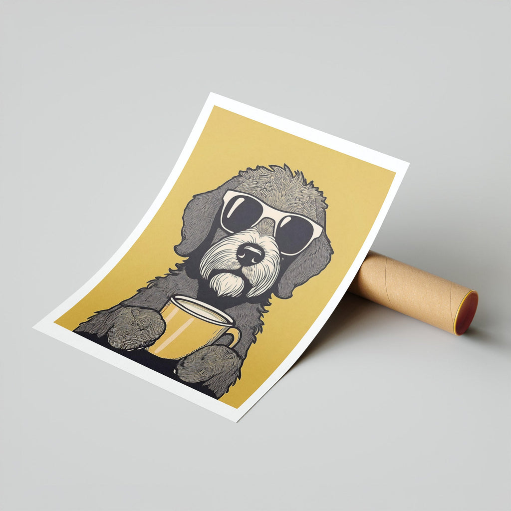 Labradoddle 2 Chillin Coffee Dog image 7