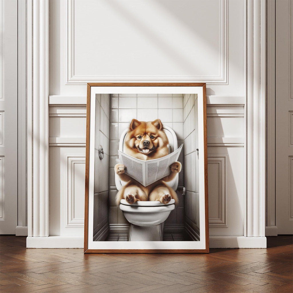 Chow Chow Toilet Humour Dog Series image 4