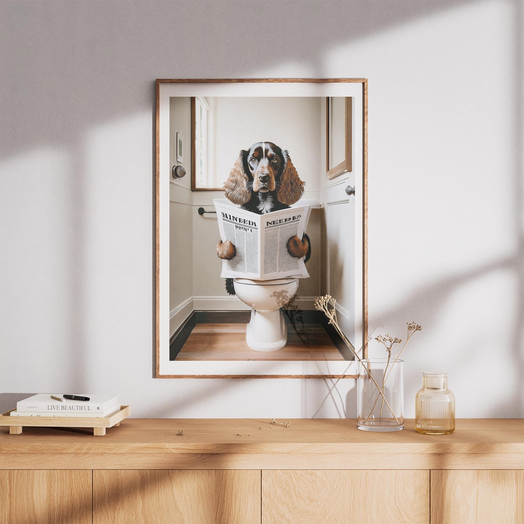 Cocker Spaniel Toilet Humour Dog Series 1 image 8