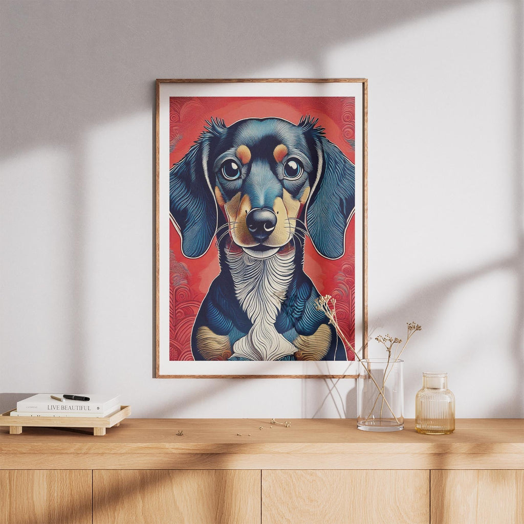 Dachshund Hokusai Japanese Inspired Dog Series 2 image 8