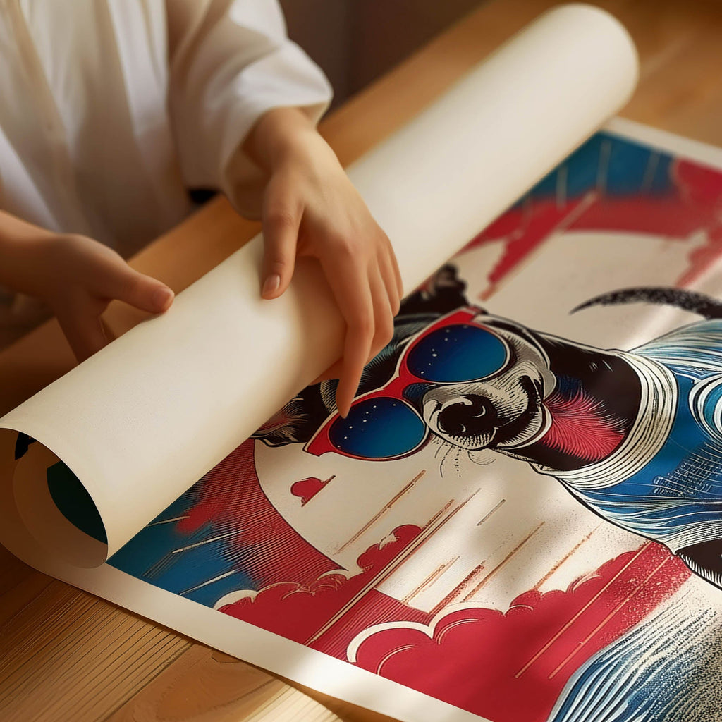 Pinscher Hokosai Surfer Dogs 1 image 3