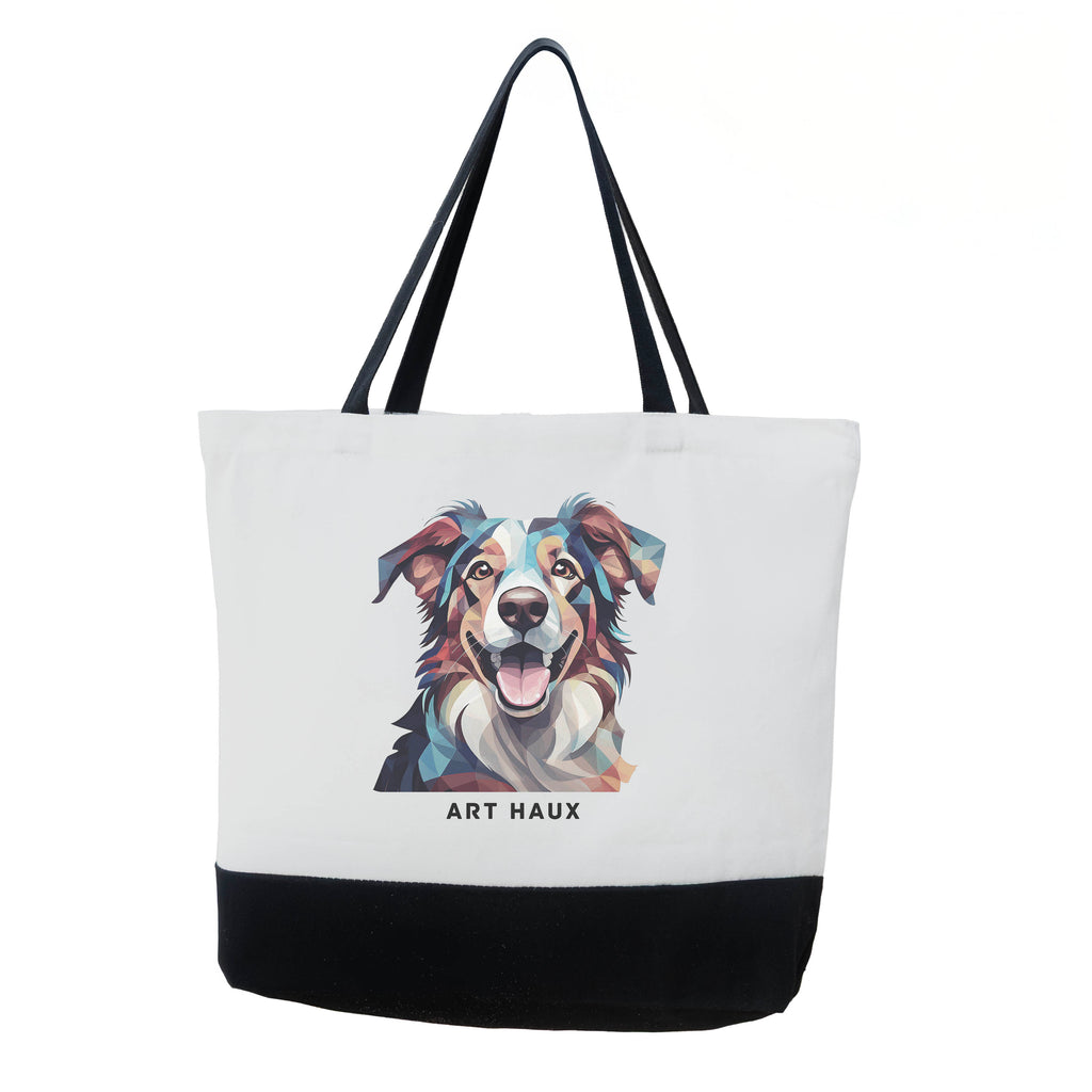 Border Collie Chic Graphic Art Bag image 0