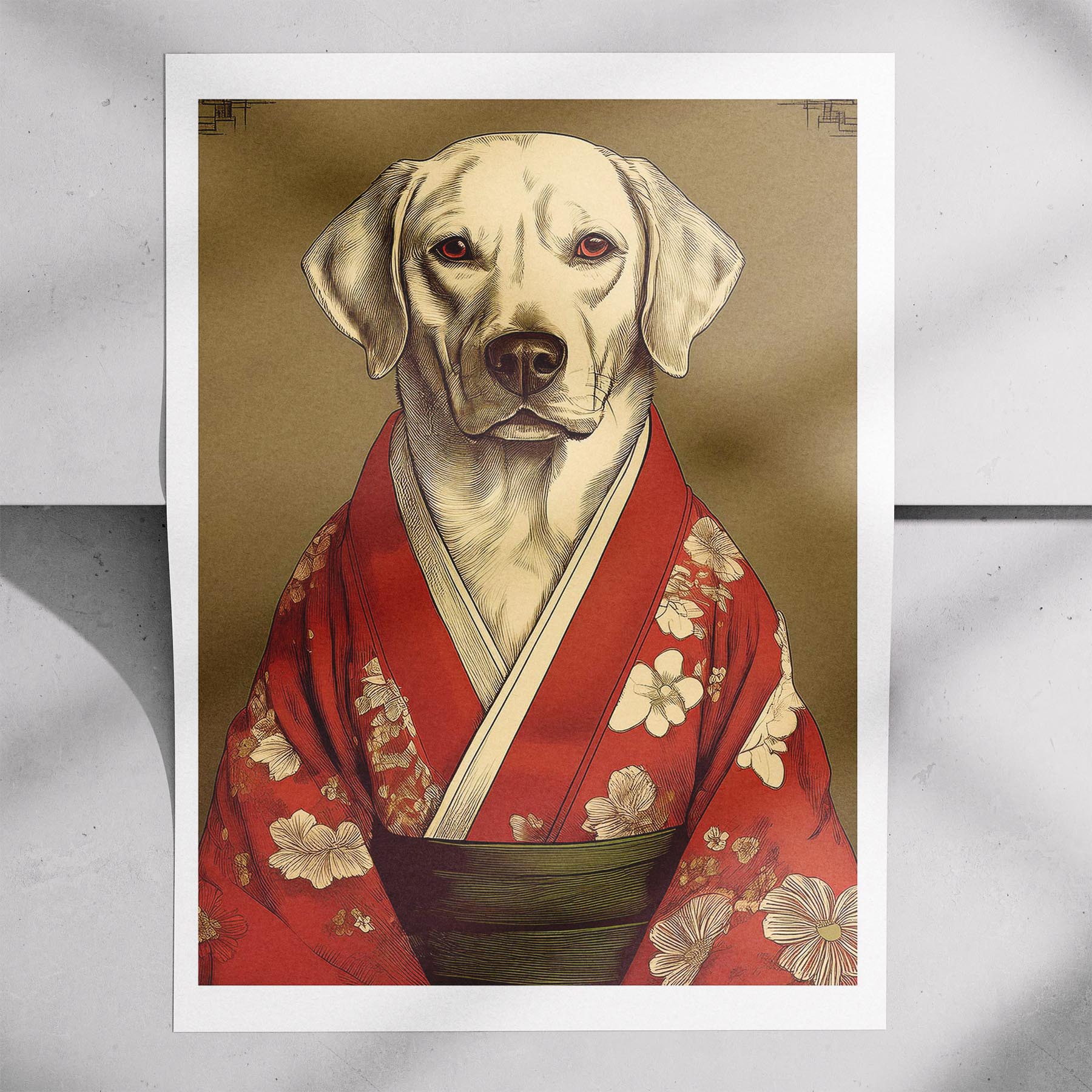 Labrador Retriever Japanse Kimono Dog Series image 7