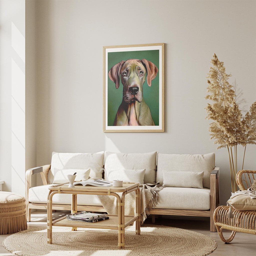 Great Dane Green Painted Series image 2