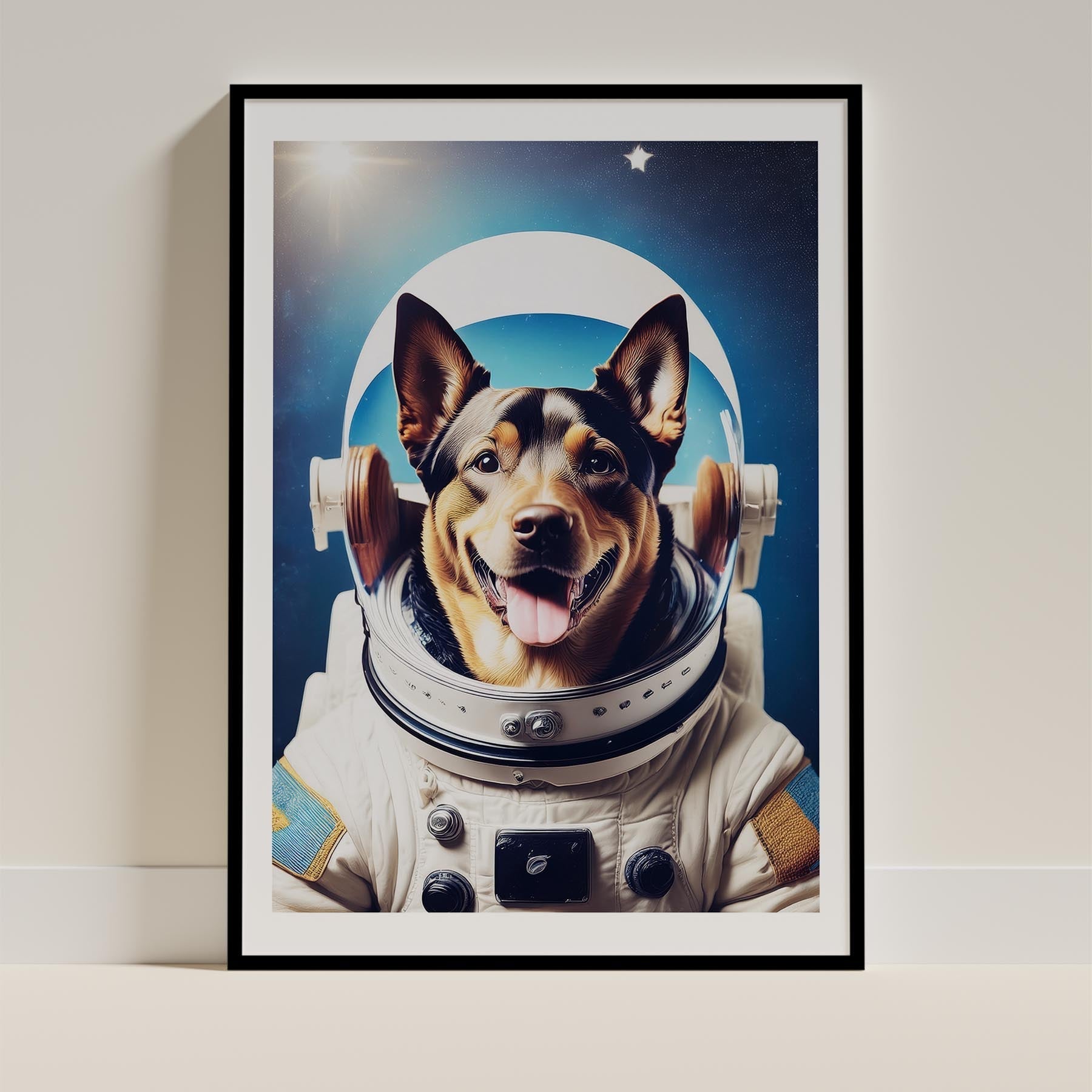 Australian Kelpie Dog Art Print Unframed Vol 2 | 7 Unique Designs | Wall Art Gift for Dog Lovers | Dogsy & Co