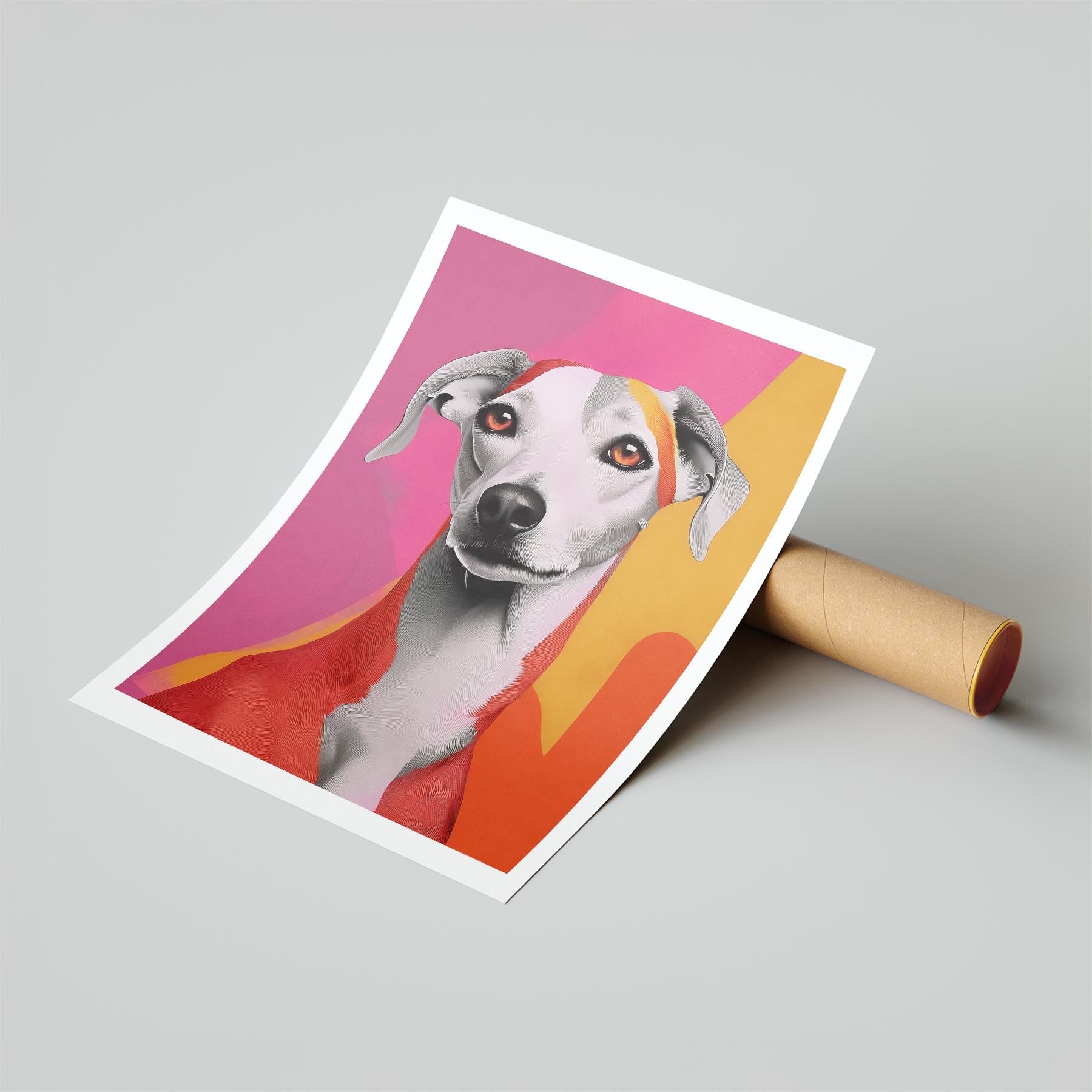 Whippet Modern Pop Dog Series image 6