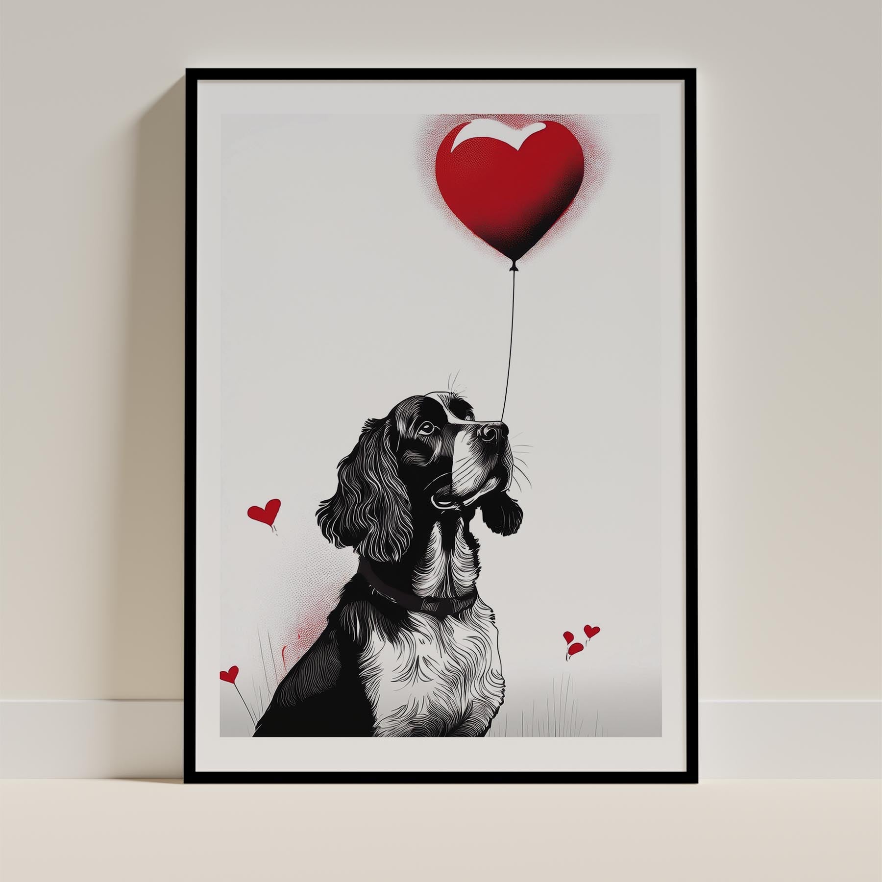 English Springer Spaniel Dog Art Print Unframed | 7 Unique Designs | Wall Art Gift for Dog Lovers - Image 4 | Dogsy & Co