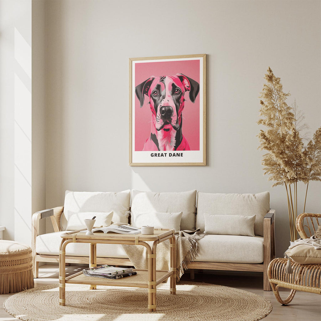 Great Dane Pink and Black Dog Series 5 image 2