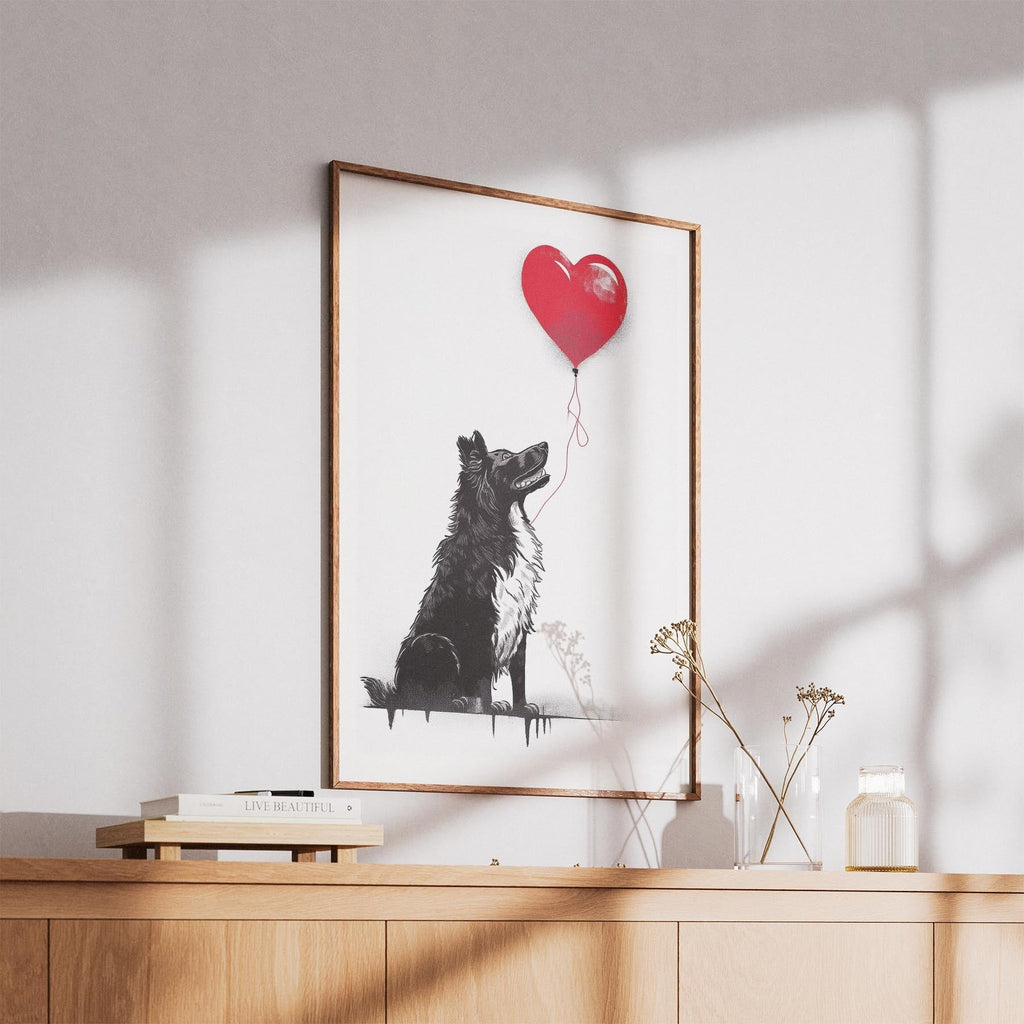 Rough Smooth Collie DOGSY Series inspired by the Art of Banksy image 5