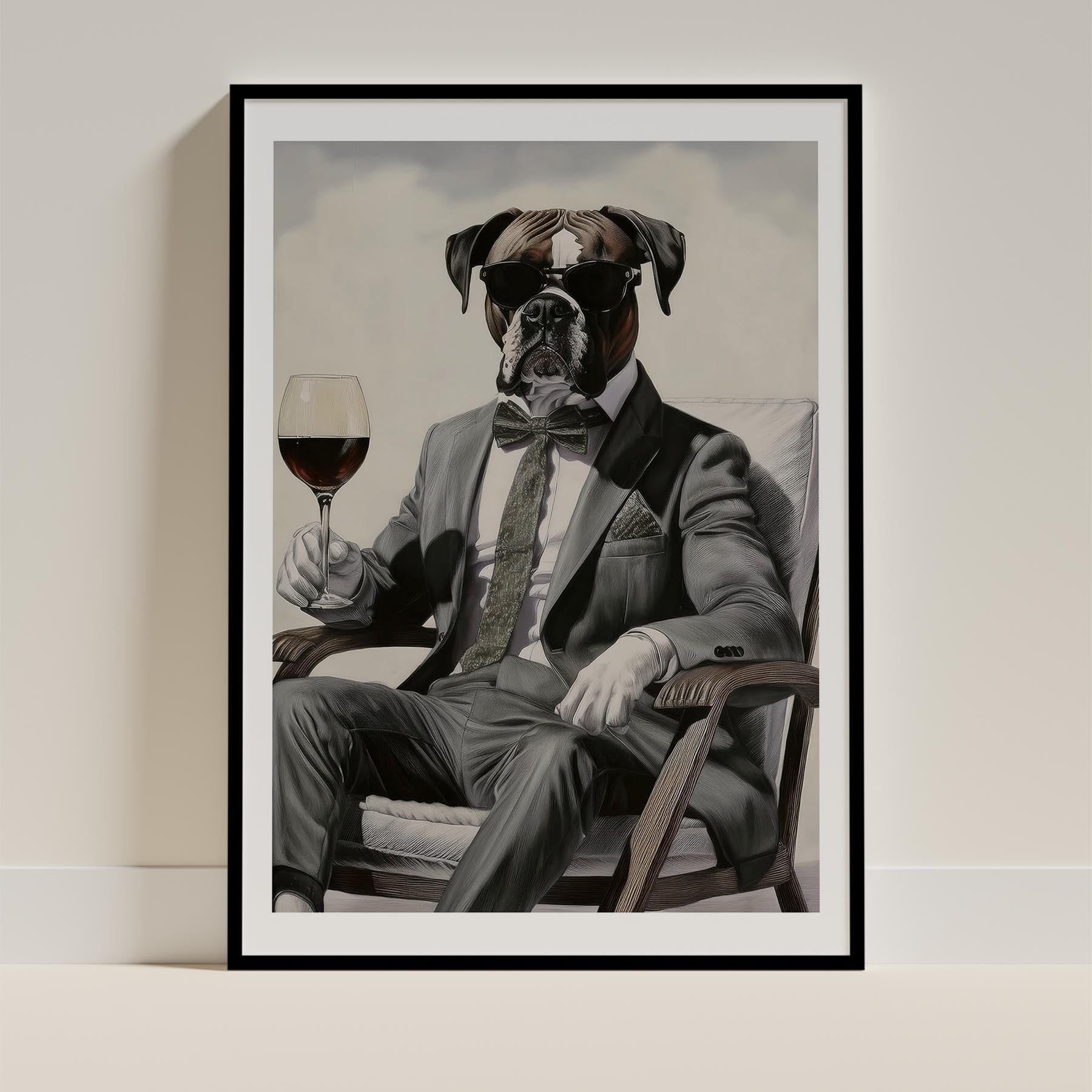 Boxer Dog Art Print Unframed Vol 1 | 11 Unique Designs | Wall Art Gift for Dog Lovers - Image 6 | Dogsy & Co